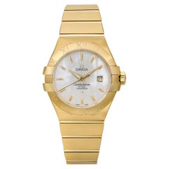 Reloj Omega Constellation para mujer con esfera MOP de oro de 18 quilates 123.50.31.20.05.002