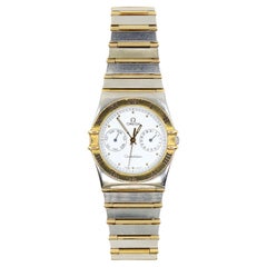 Omega Constellation 18K Gold & Stainless Steel Quartz Watch