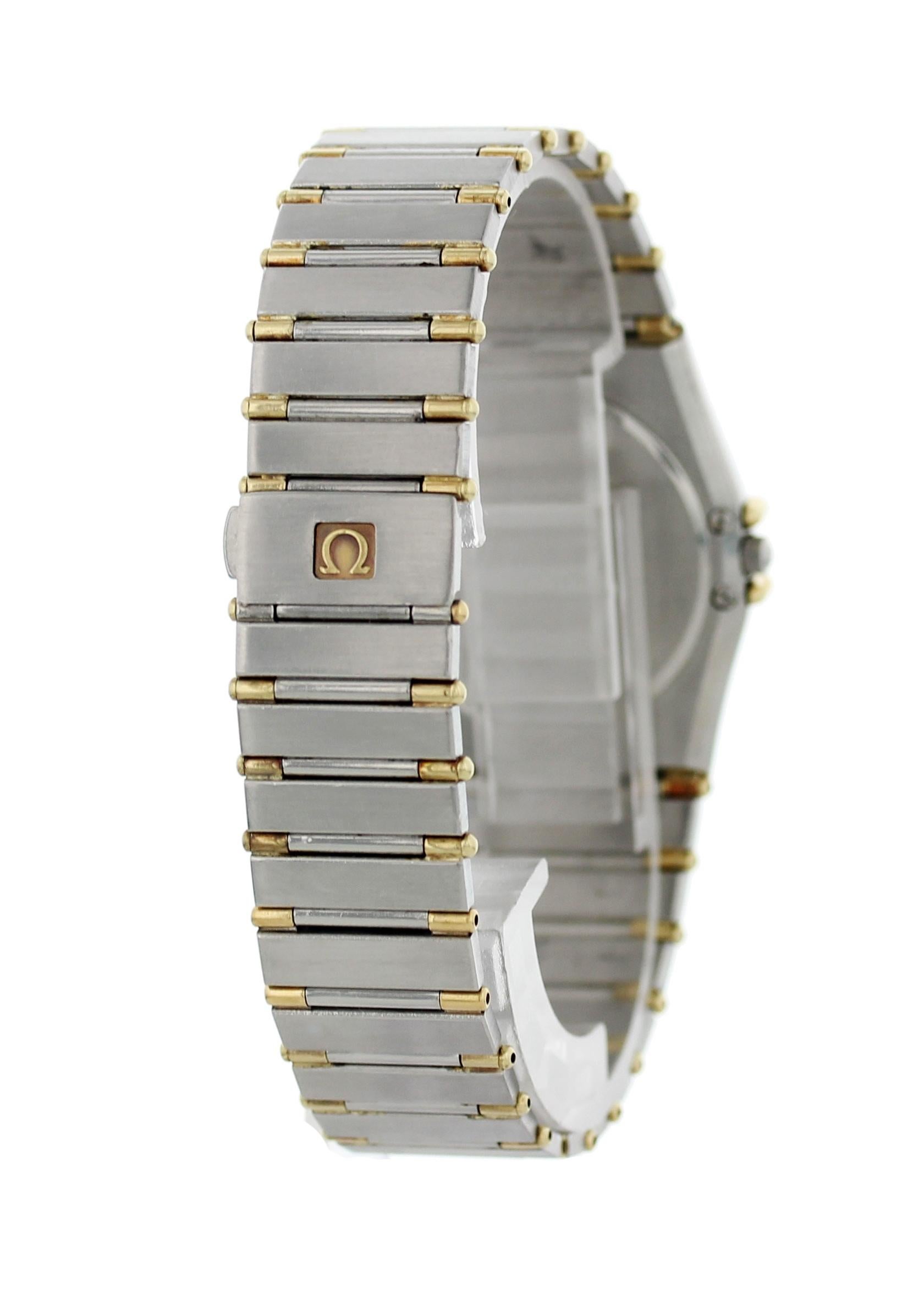 Men's Omega Constellation 18 Karat Yellow Gold and Diamond Watch