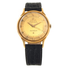 Vintage Omega Constellation 18K yellow gold Automatic Wristwatch Ref 2700 SC