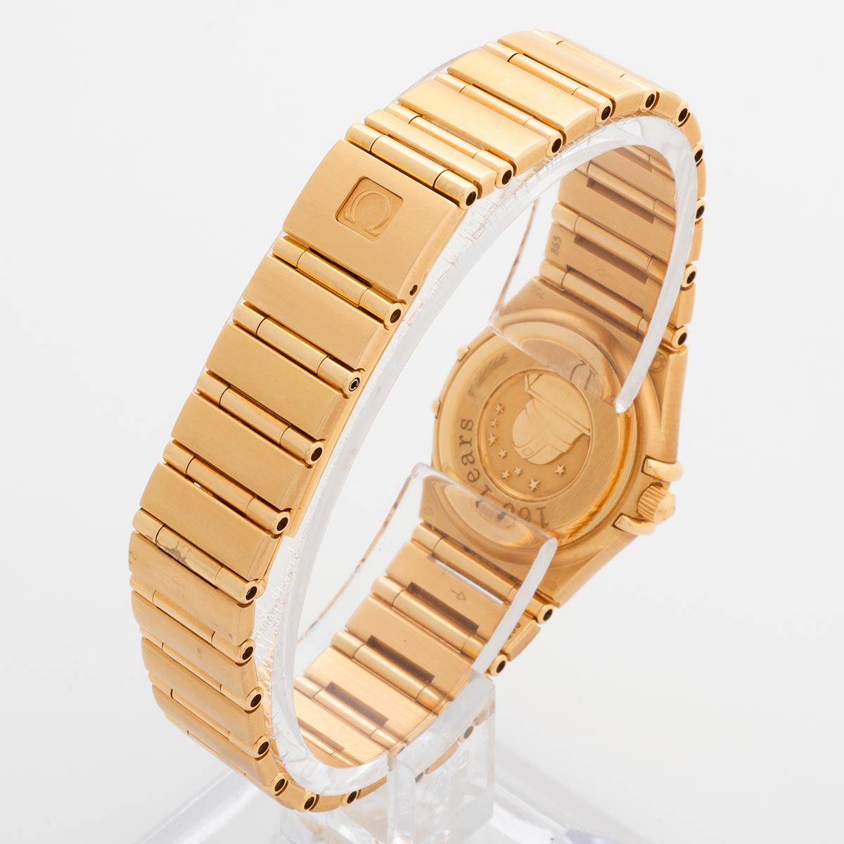 Women's or Men's Omega Constellation, 18K Yellow Gold, Complete Set, Outstanding Condition