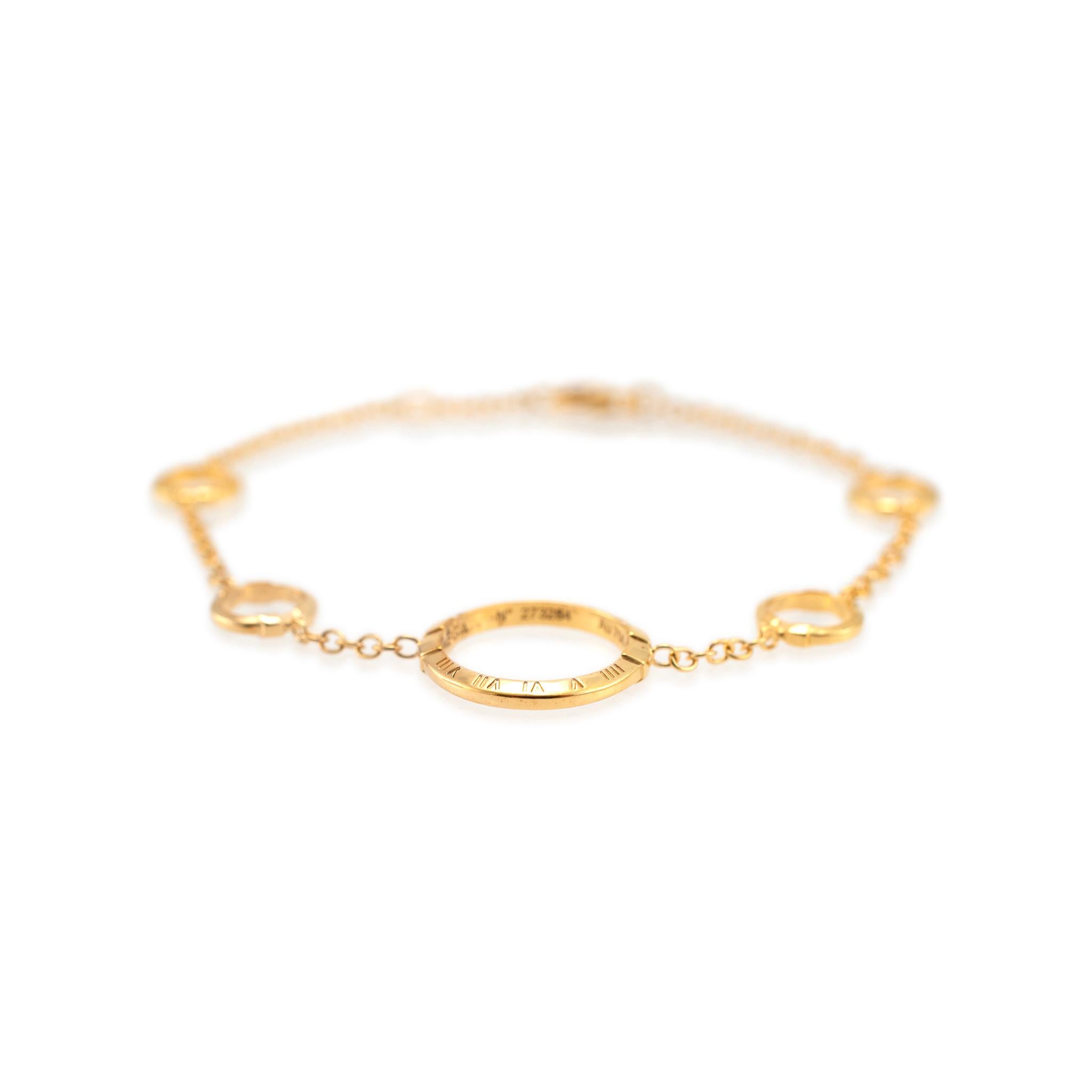 Omega Constellation 18K Gelbgold römische Ziffern Griffe Kette Armband 4