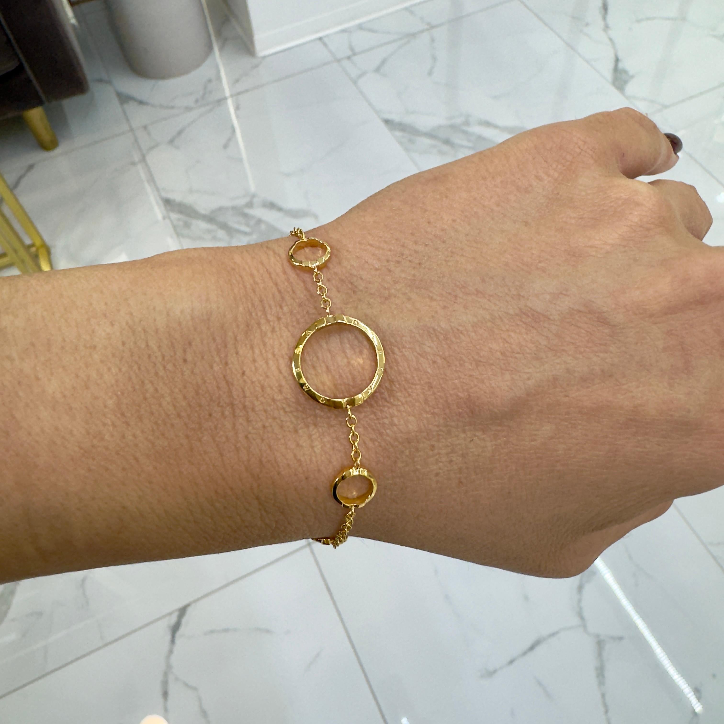 Omega Constellation 18K Gelbgold römische Ziffern Griffe Kette Armband 5