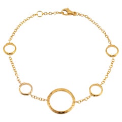 Omega Constellation 18K Gelbgold römische Ziffern Griffe Kette Armband