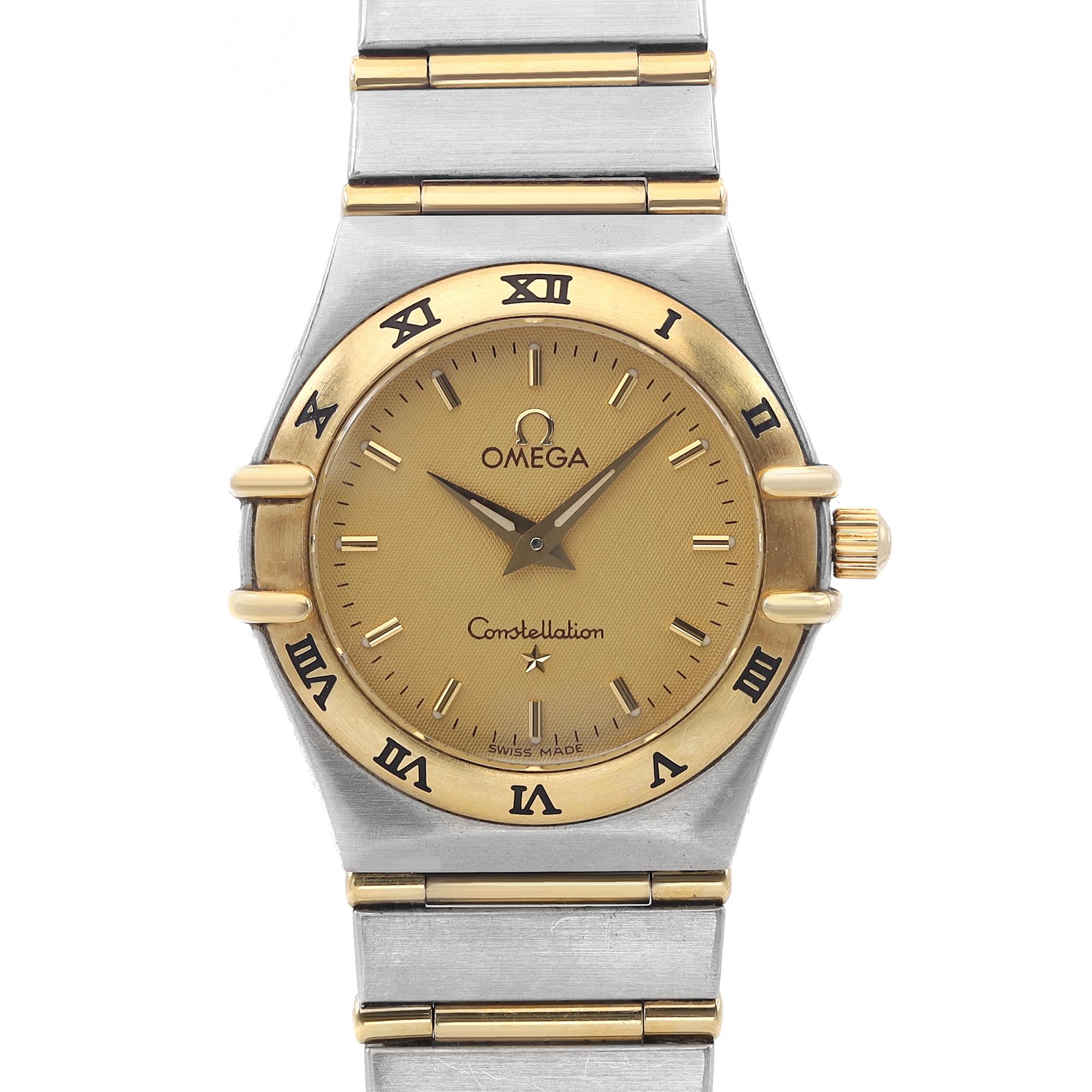 Good pre-owned condition. 18K yellow gold bezel, stainless steel, and 18K yellow gold bracelet. This watch was produced in 1998. No original box and papers are included. Comes with the seller's presentation box and the seller's authenticity card.