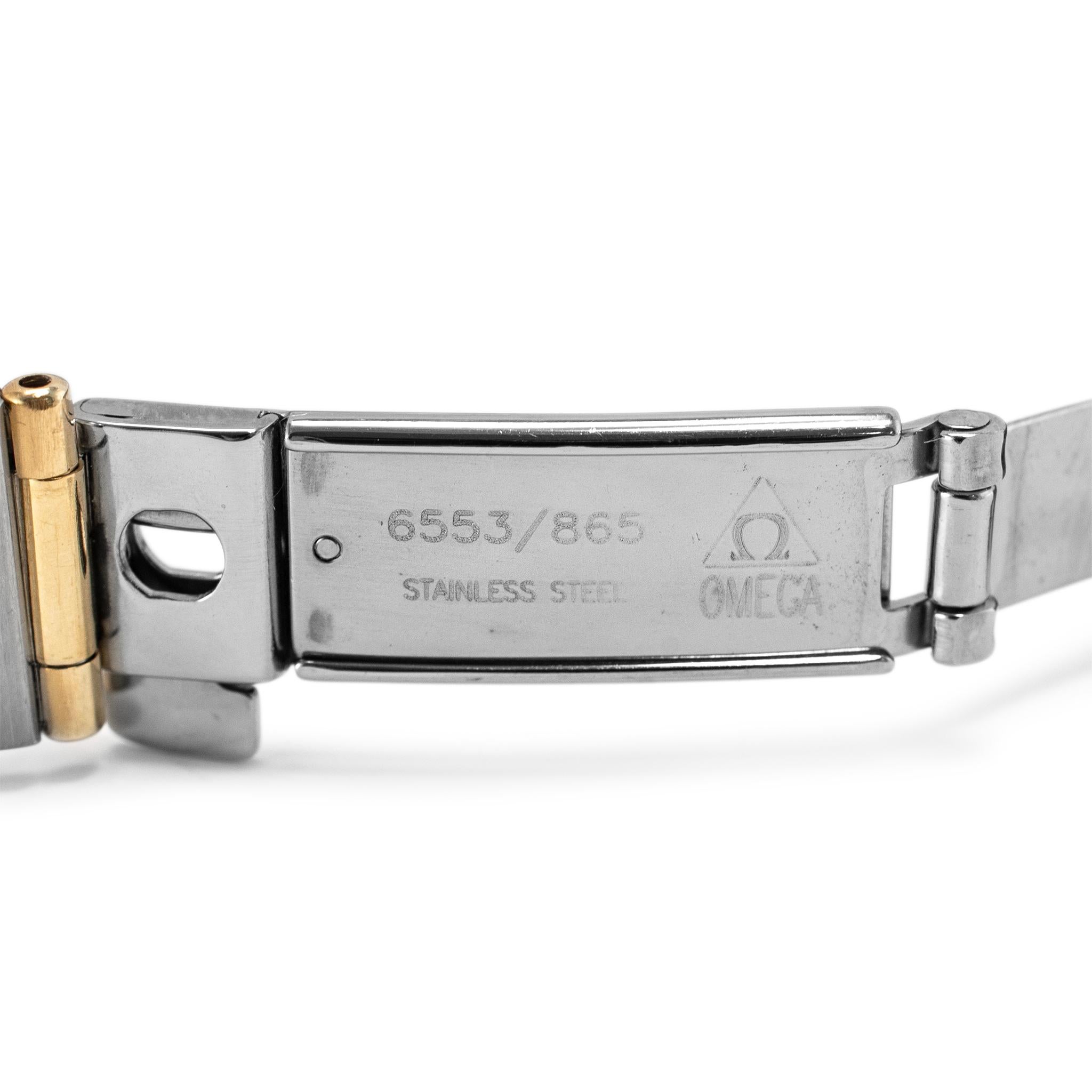 Omega Constellation 23MM 895.1080 Orologio in oro giallo 18K in acciaio inossidabile in vendita 2