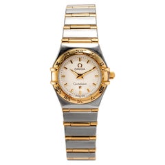 Omega Constellation 23MM 895.1080 18K Yellow Gold Stainless Steel Watch