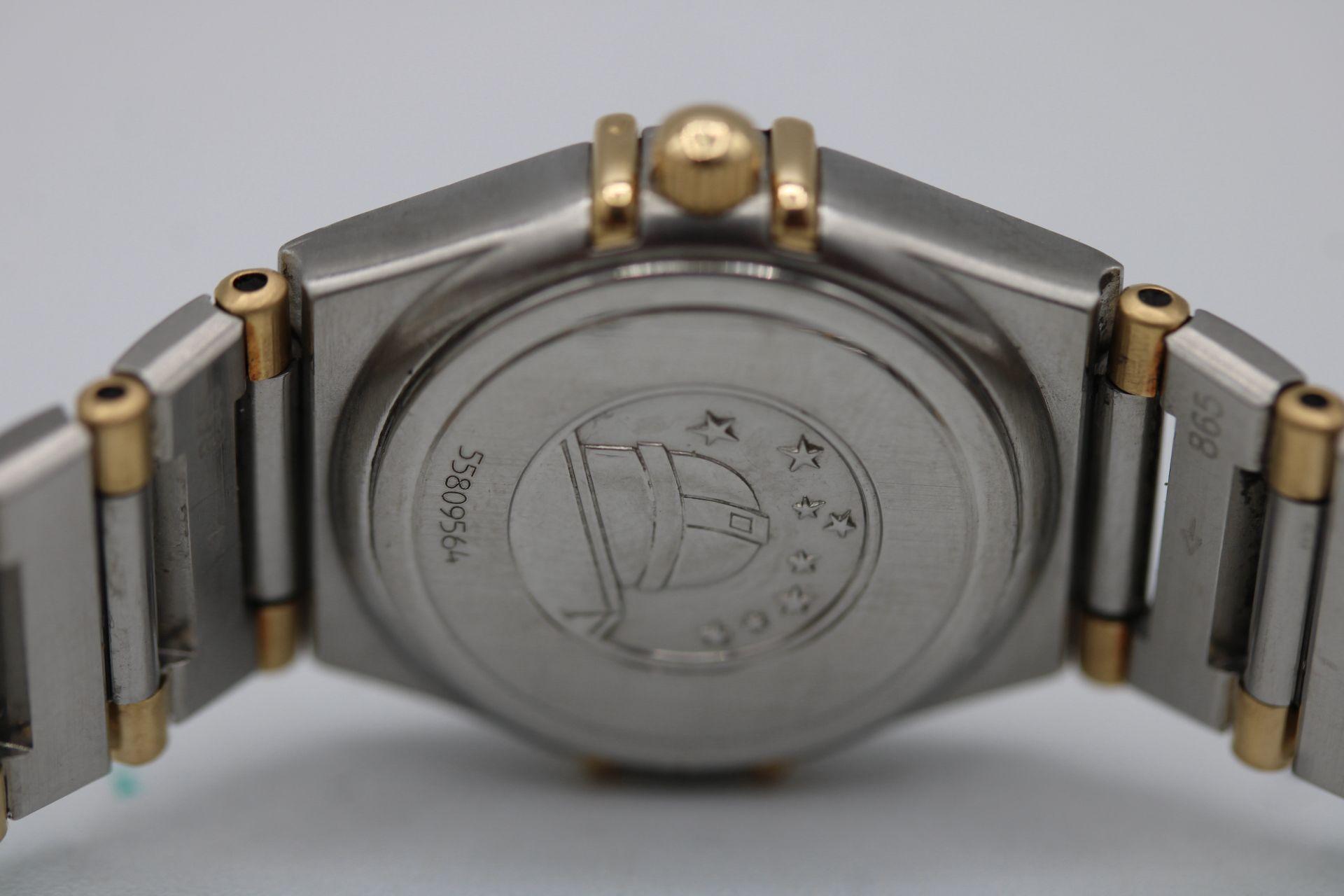 Omega Constellation 23mm - Acero y Oro  Esfera de nácar  1995 en venta 6