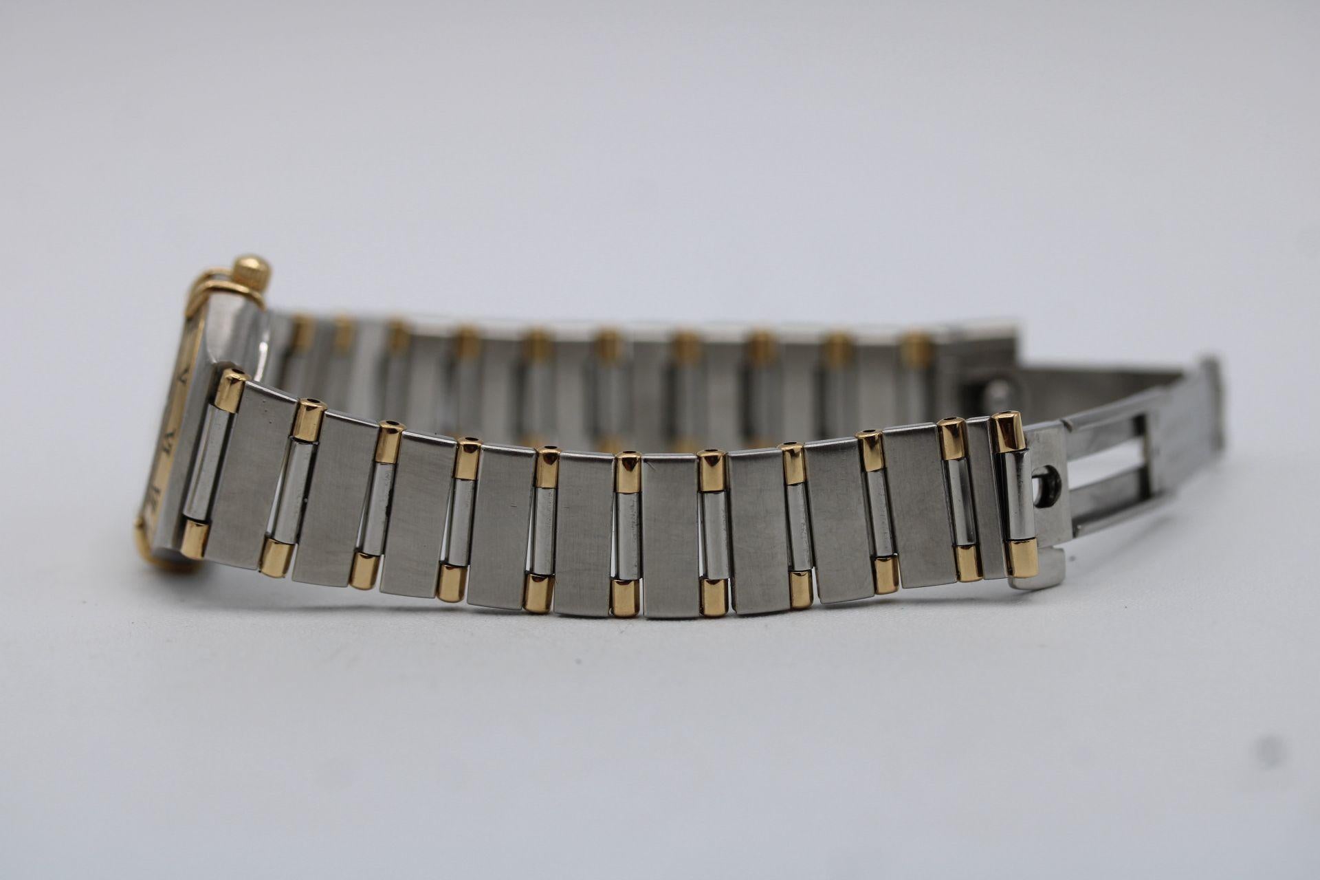 Omega Constellation 23mm - Acero y Oro  Esfera de nácar  1995 en venta 7
