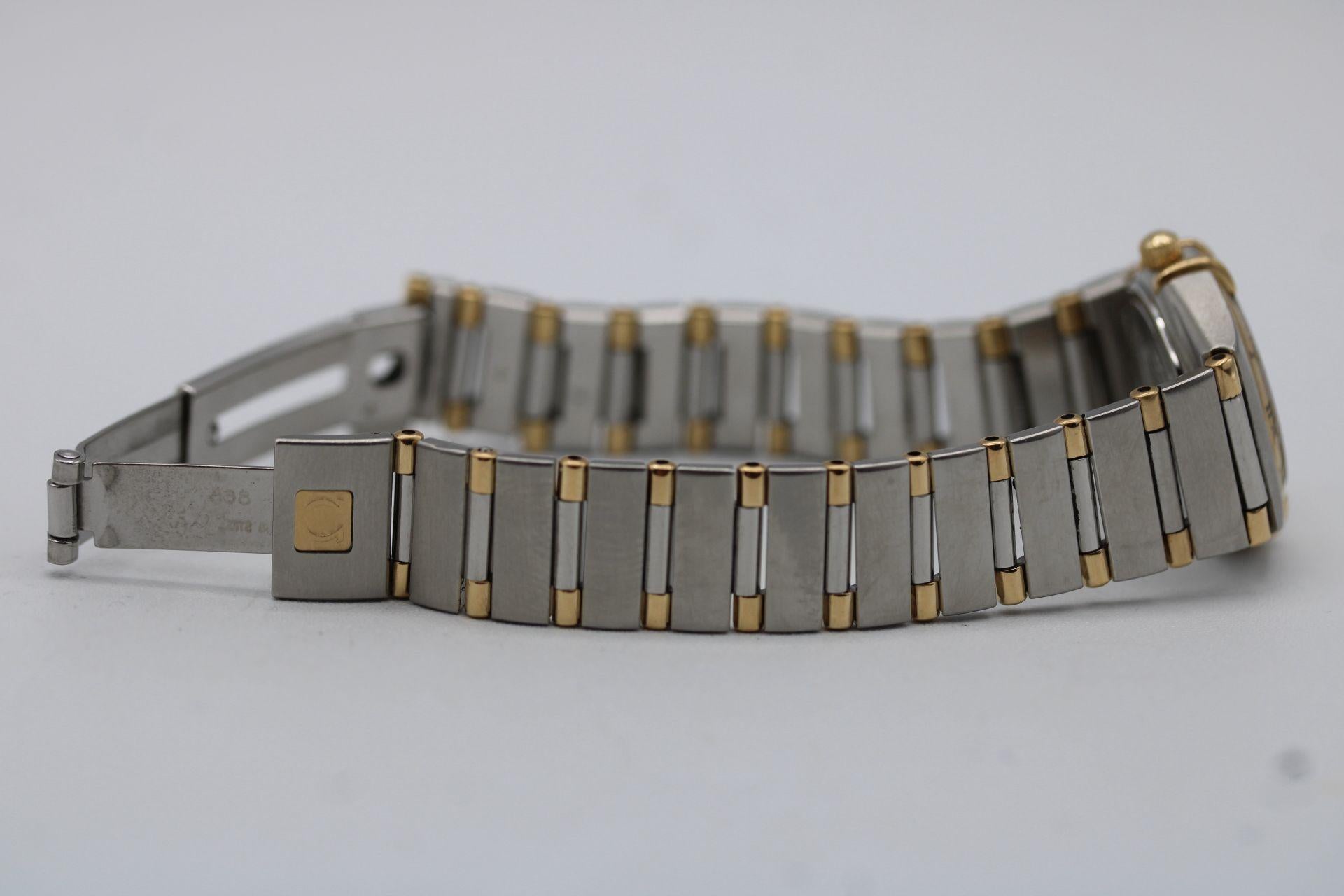 Omega Constellation 23mm - Acero y Oro  Esfera de nácar  1995 en venta 8