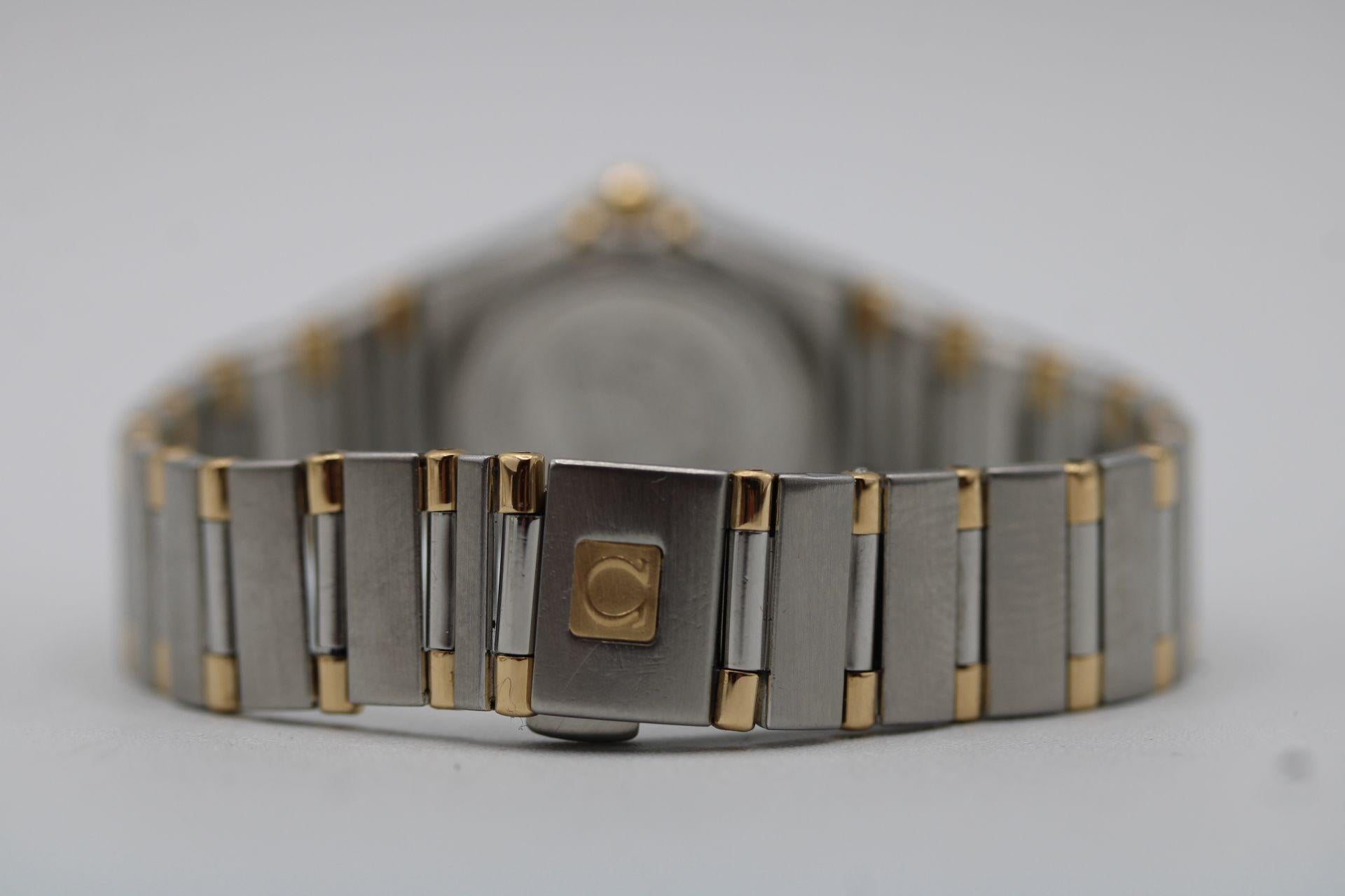 Omega Constellation 23mm - Acero y Oro  Esfera de nácar  1995 en venta 5
