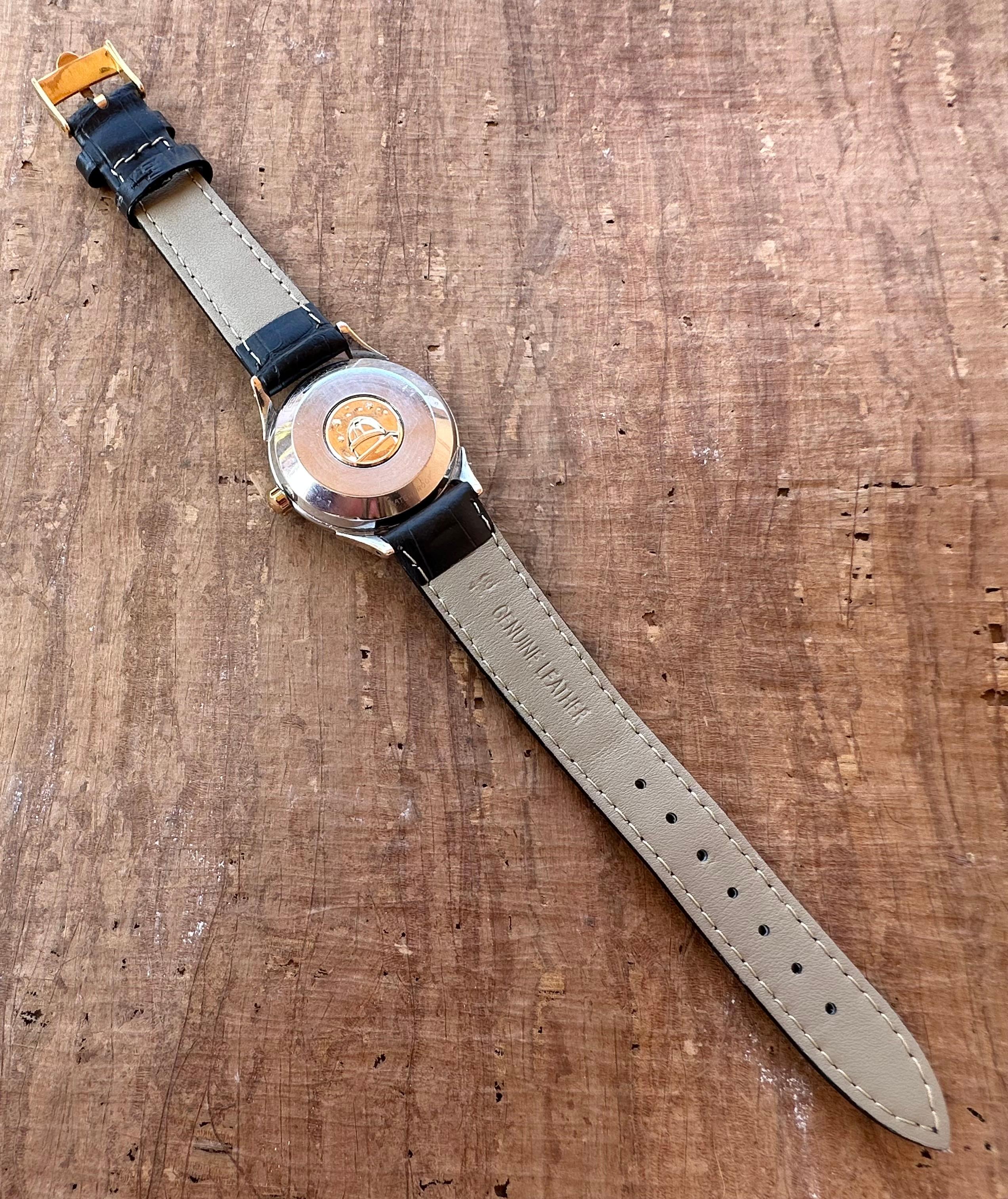 Omega Constellation 2852 Pie Pan Rare Guilloche Texturiertes Zifferblatt Goldüberzug 50er Jahre 9