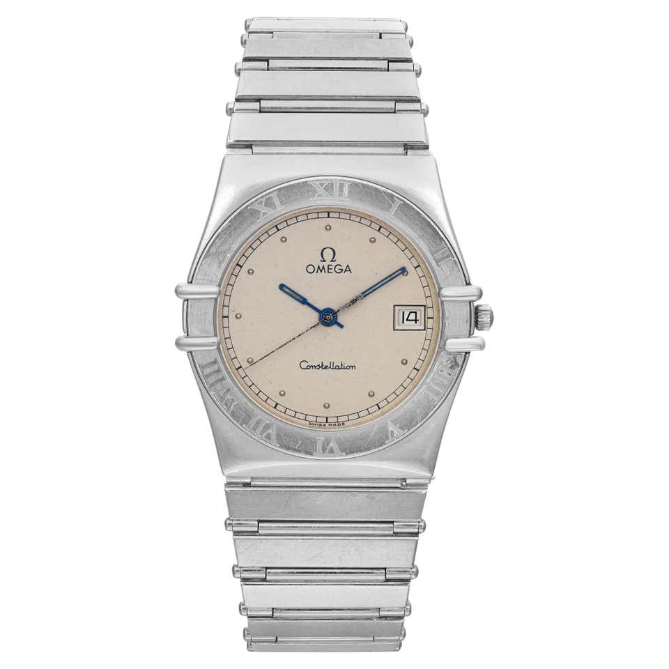 Vintage Omega Rectangular-Shaped Silver Watch, 1929 For Sale at 1stDibs