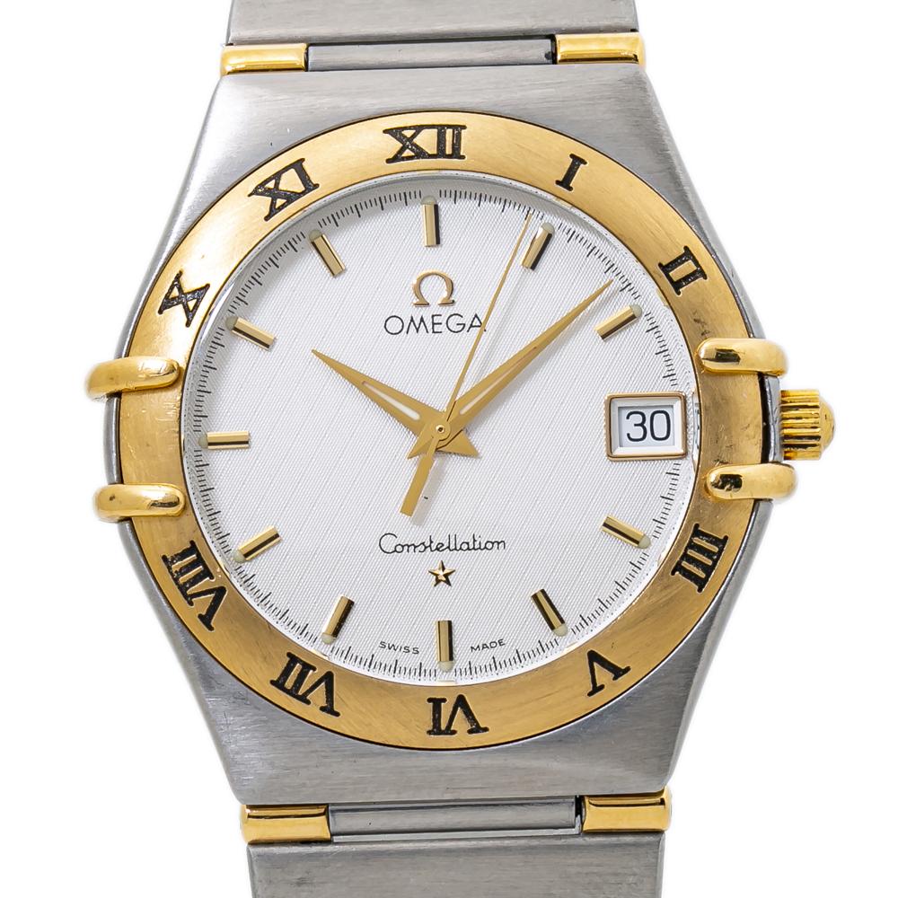 Omega Constellation 3961201 Two-Tone Midsize Unisex Quartz Watch 33MM 