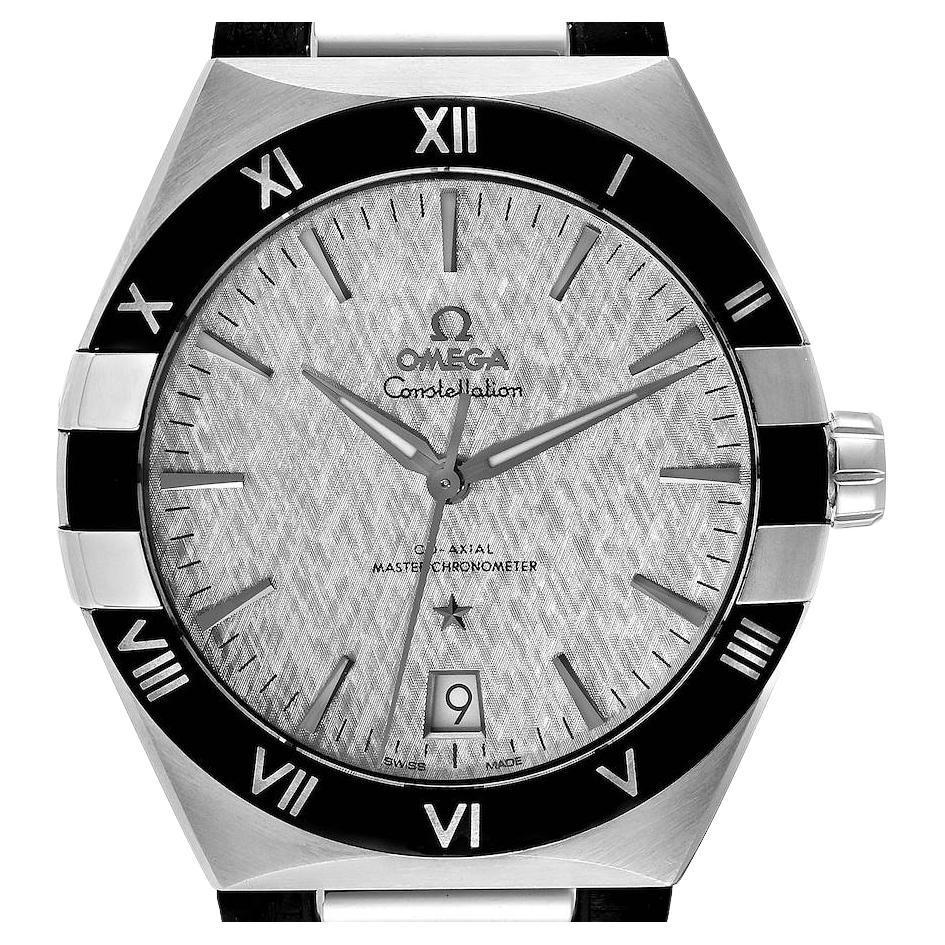 Omega Constellation 41mm Steel Grey Dial Mens Watch 131.33.41.21.06.001 Box Card en vente