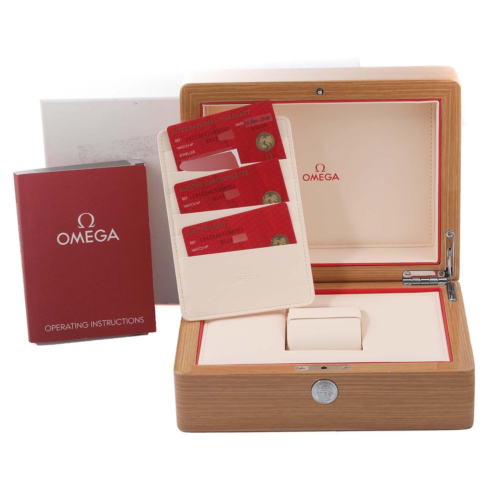 Omega Constellation 41mm Steel Rose Gold Mens Watch 131.23.41.21.03.001 Box Card Excellent état - En vente à Atlanta, GA