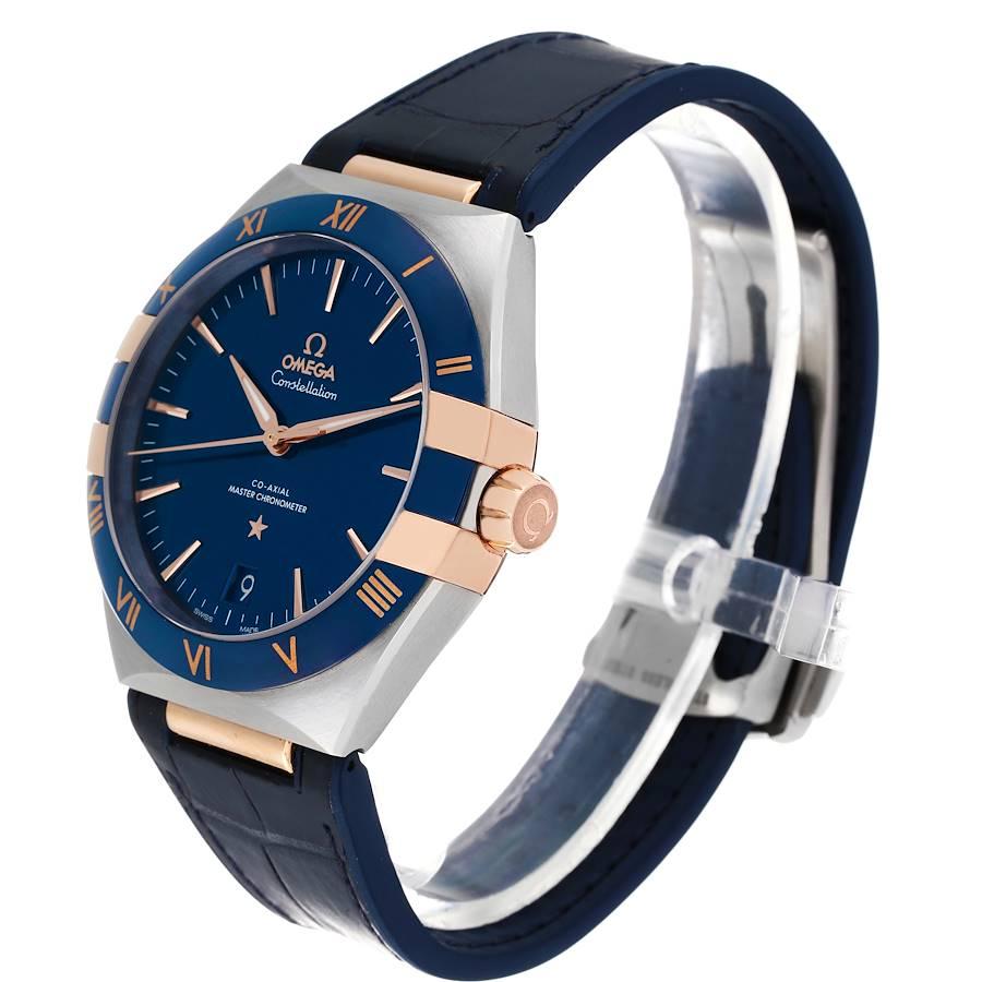 Men's Omega Constellation 41mm Steel Rose Gold Mens Watch 131.23.41.21.03.001 Box Card For Sale