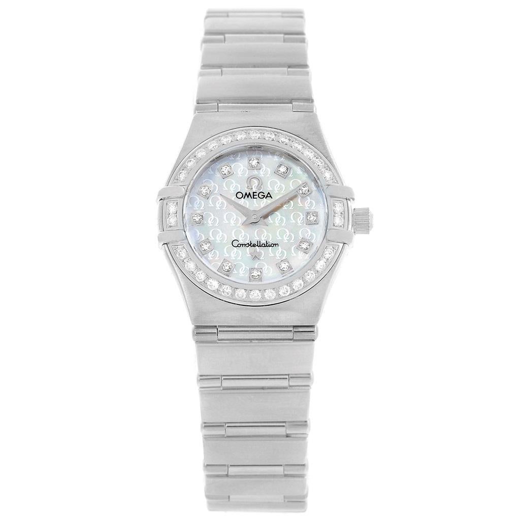 Omega Constellation 95 Mini Diamond Ladies Watch 1460.75.00 2