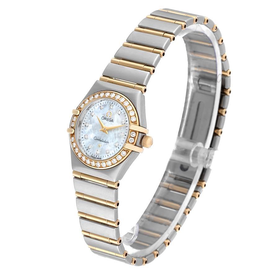 omega constellation ladies mother of pearl