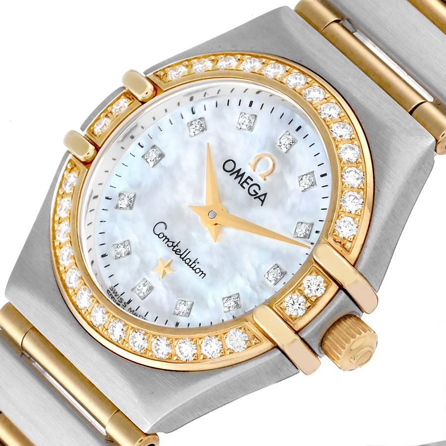 omega constellation women's diamond watch