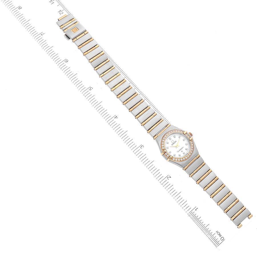 Omega Constellation 95 Mother of Pearl Diamond Ladies Watch 1267.75.00 1