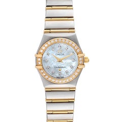 Used Omega Constellation 95 Mother of Pearl Diamond Ladies Watch 1267.75.00