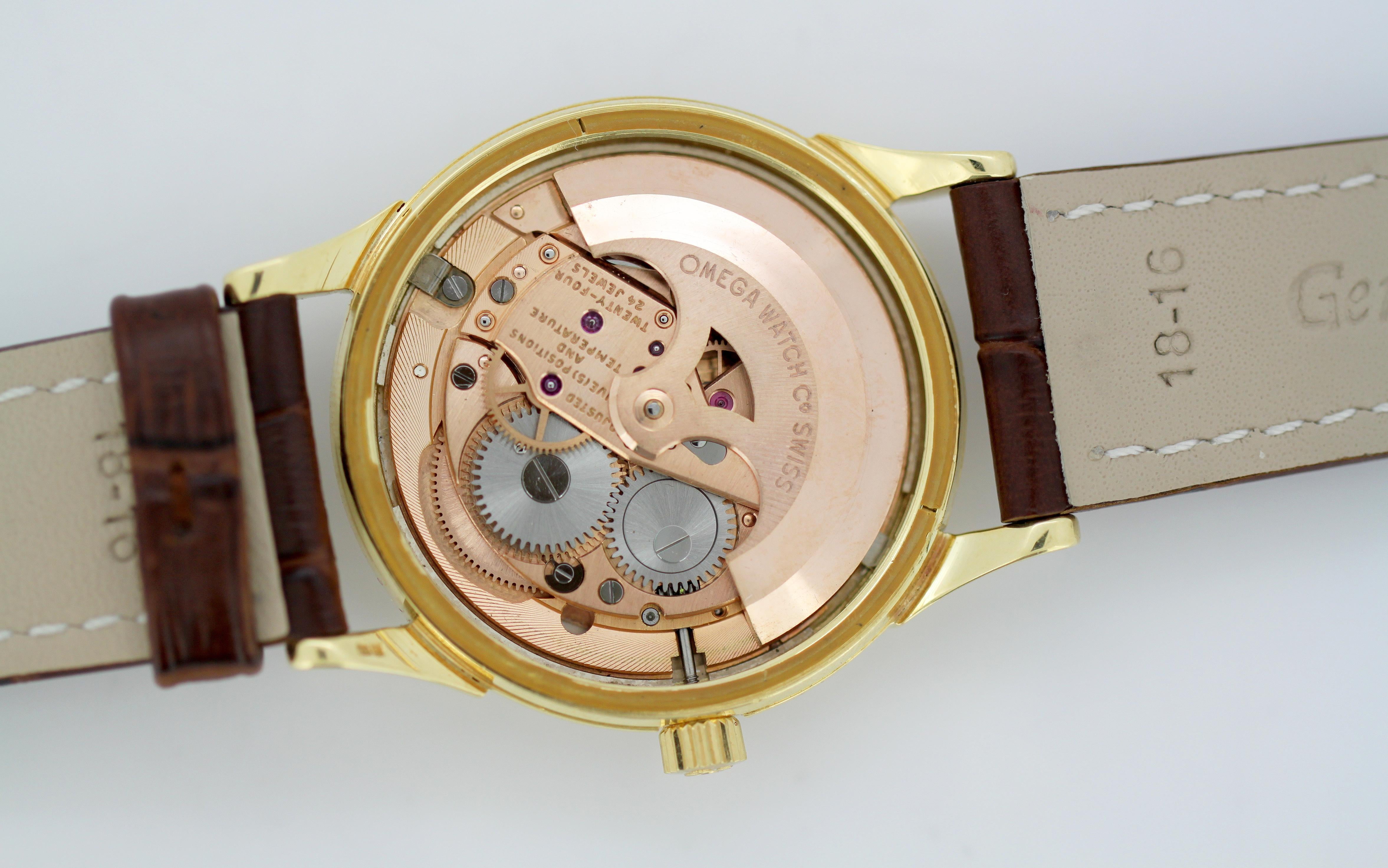 Omega Constellation Automatic 18 Karat Gold Men's Wristwatch, 1965 4