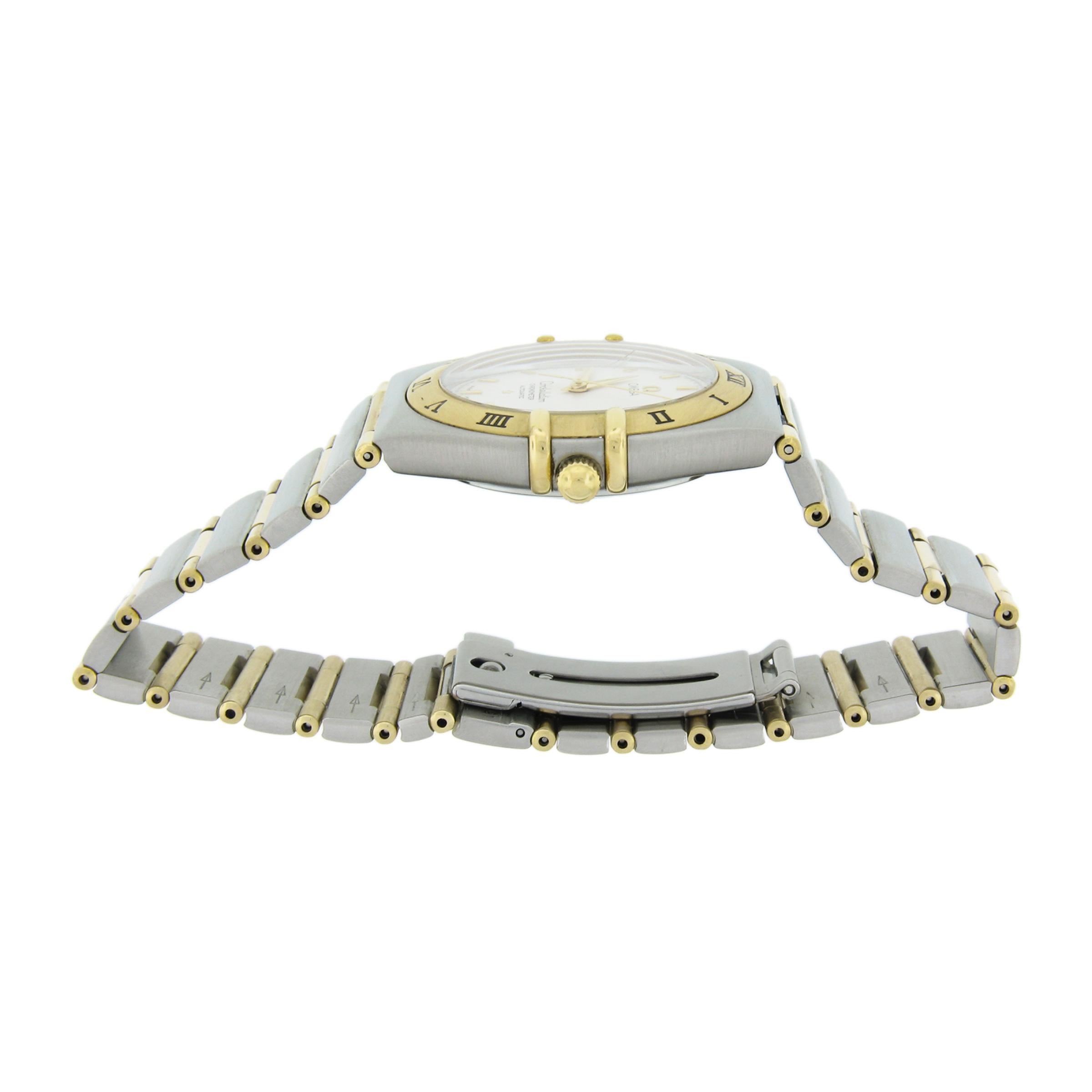 Omega Constellation Automatik-Armbanduhr aus Gold und Stahl Ref 3681201 Cal. 1120 3