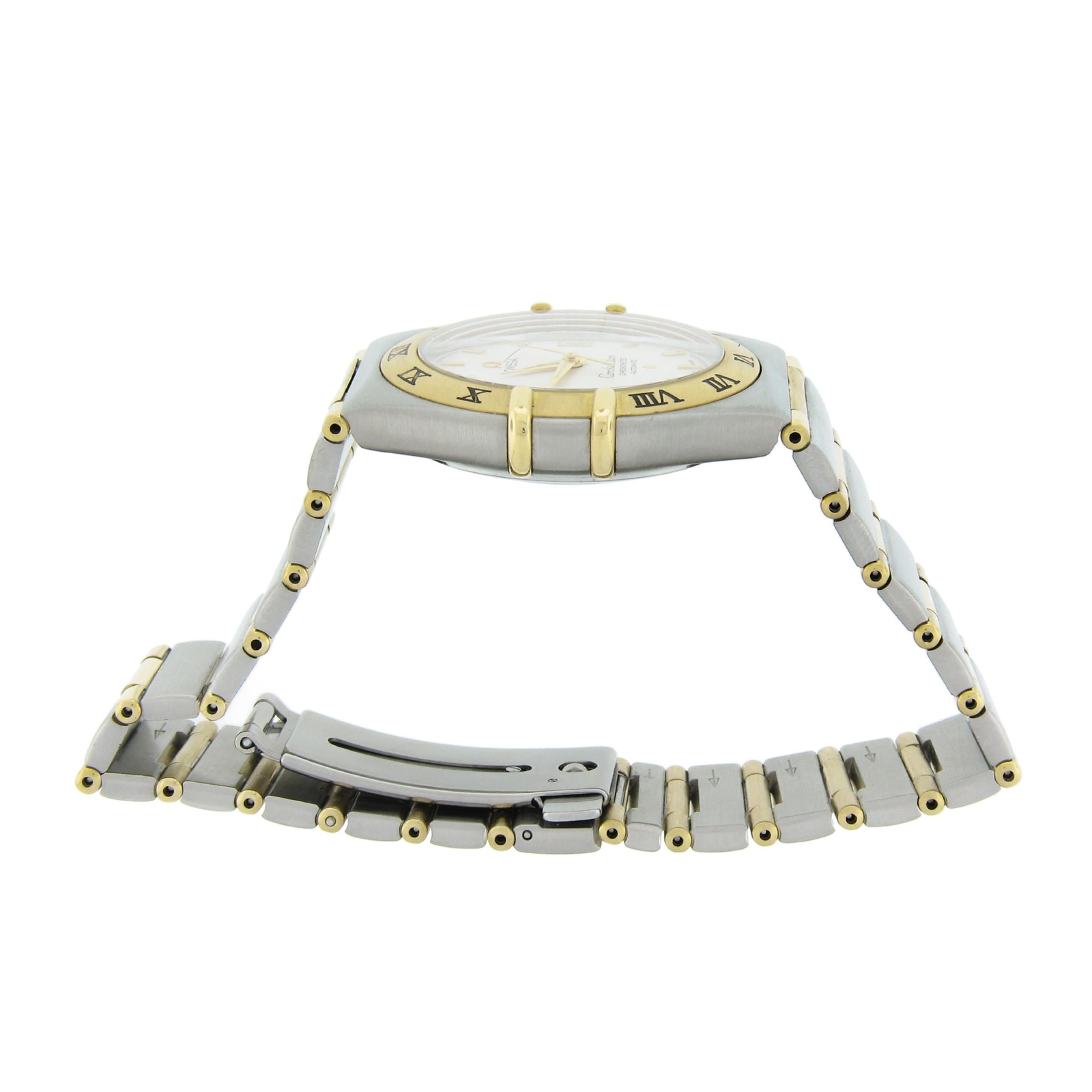 Omega Constellation Automatik-Armbanduhr aus Gold und Stahl Ref 3681201 Cal. 1120 4