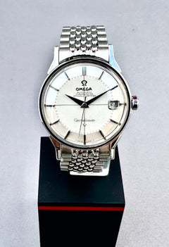 Omega Constellation Automatic Pie Pan Date avec bracelet Rice d'origine