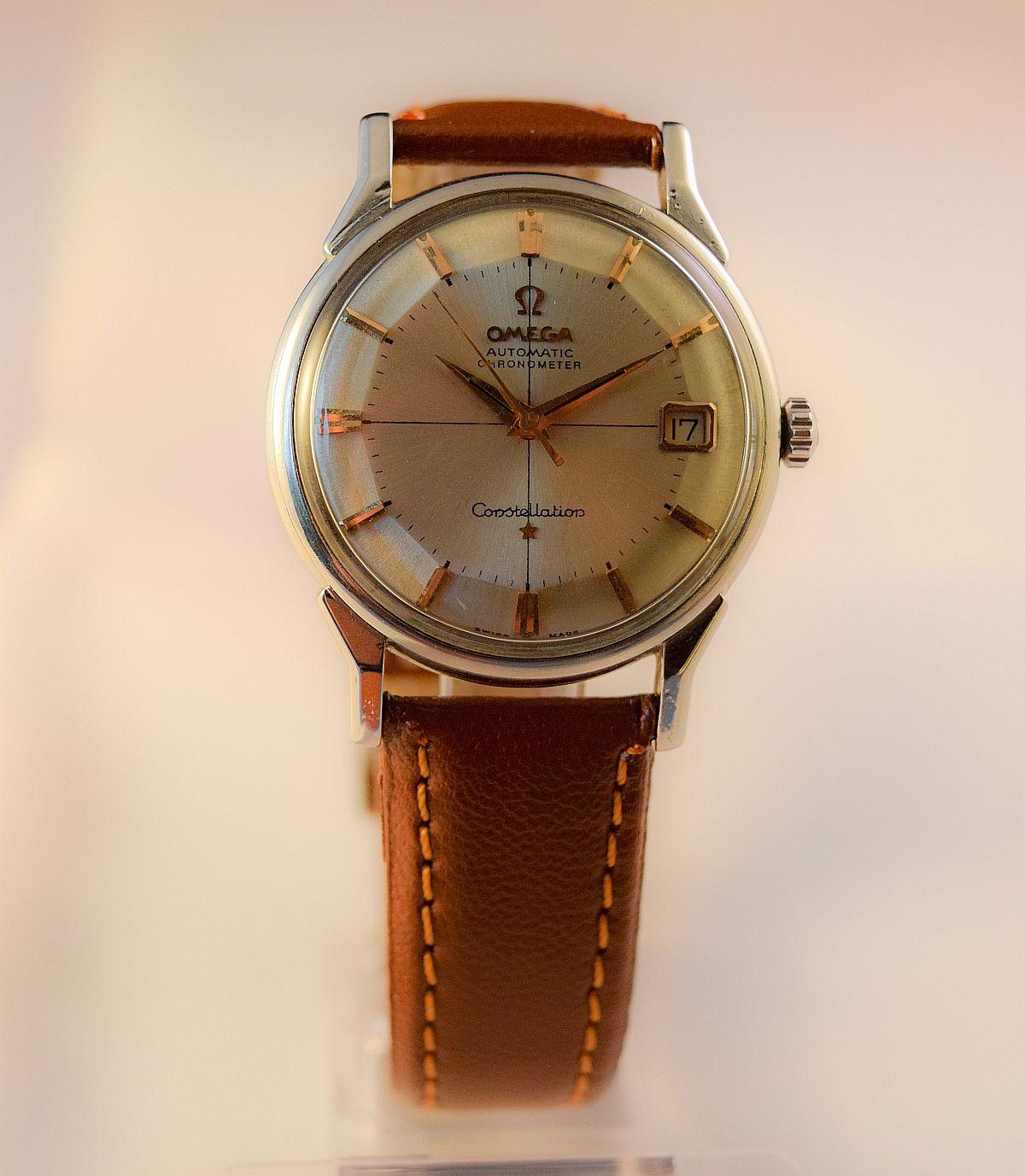 Omega Constellation Automatic Pie Pan Date with star 1