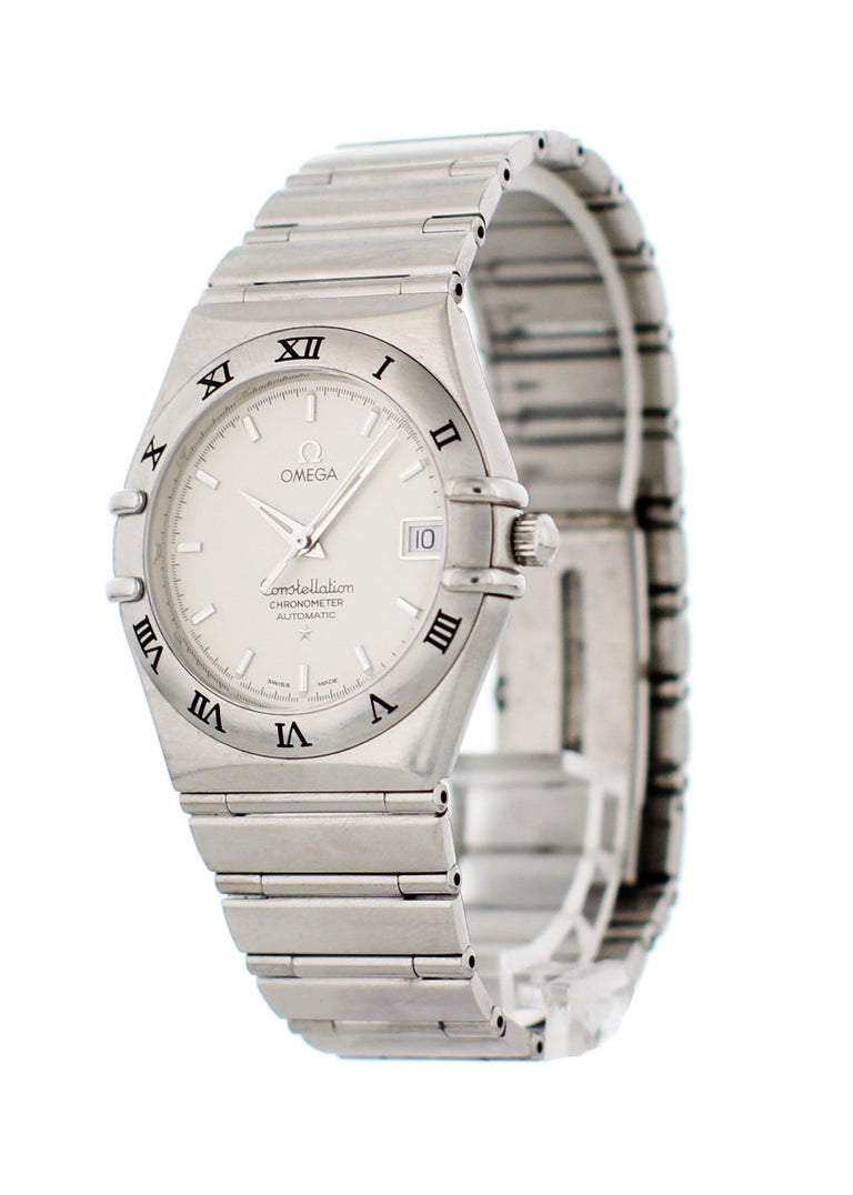 Omega Constellation Automatic Stainless Steel 3681201 Watch at 1stDibs