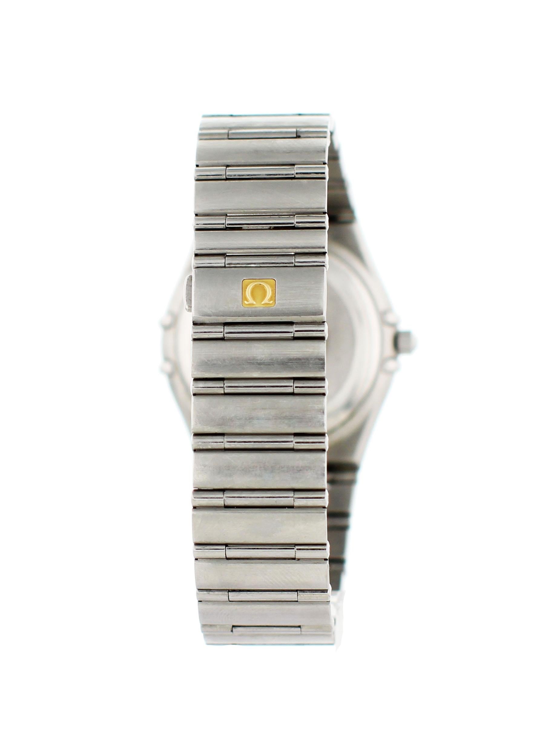 Omega Constellation Automatic Stainless Steel 3681201 Watch In Excellent Condition In New York, NY