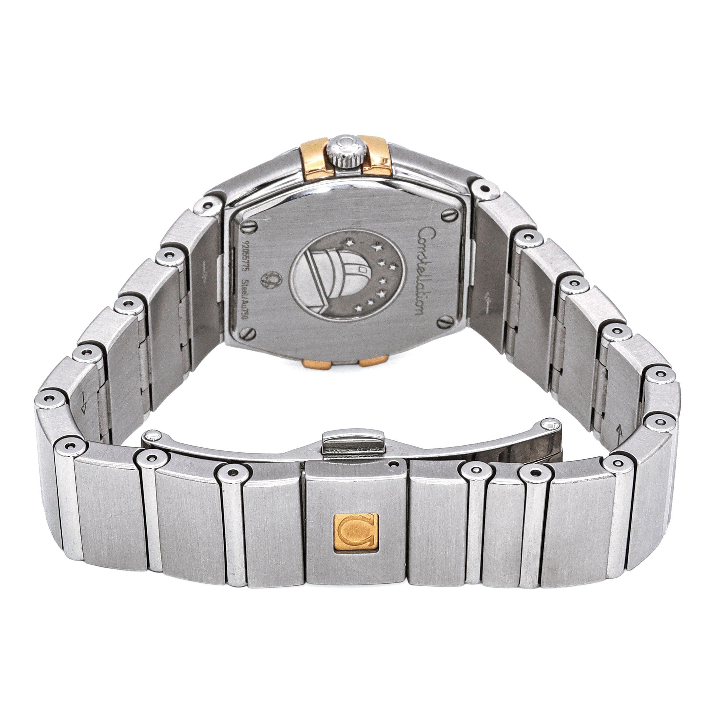 Orologio Omega Constellation Blue Diamond Dial Quartz da donna in vendita 1