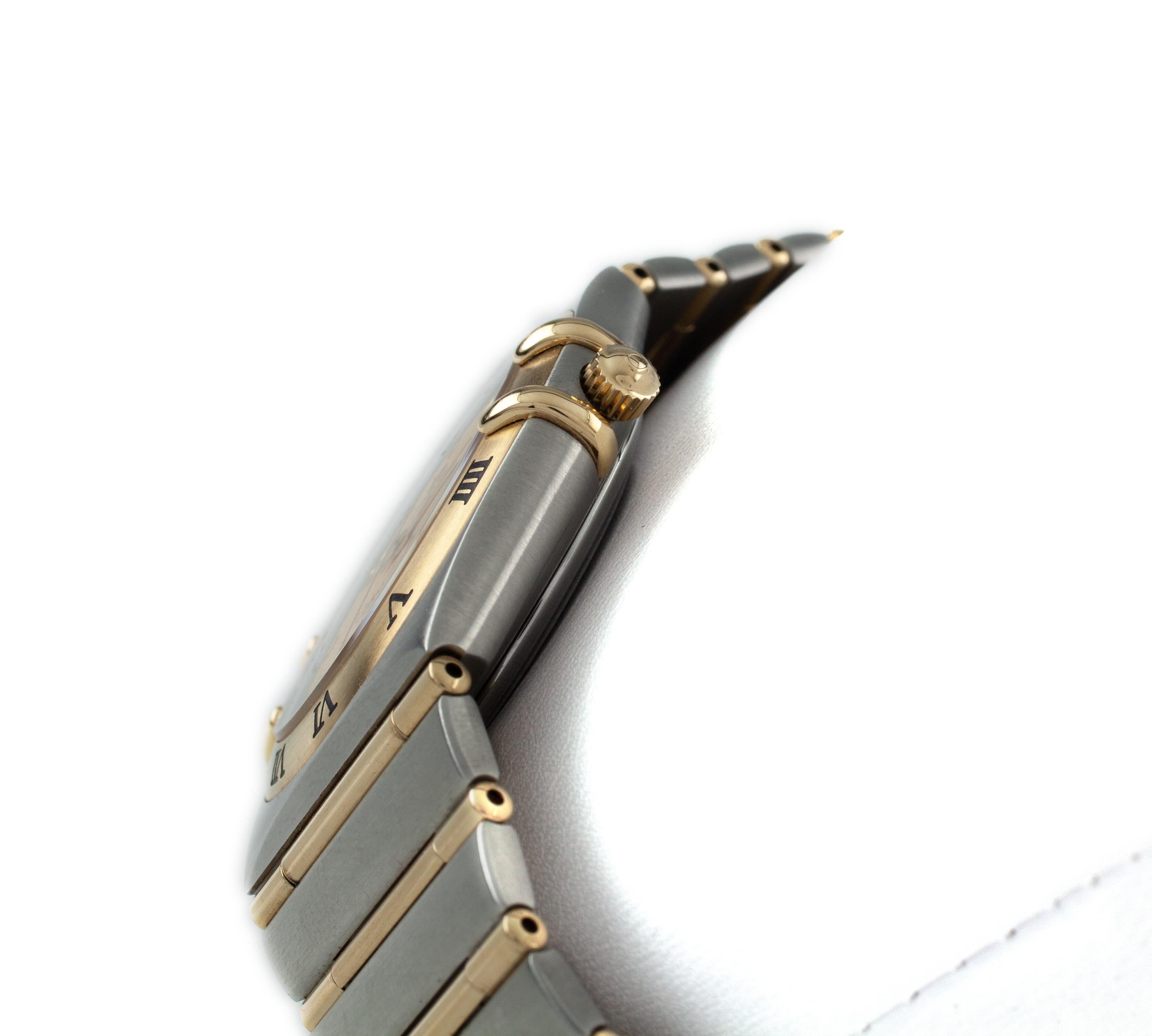 Women's Omega Constellation Chronometer Automatic 2-Tone Watch 1120/368 w/ Box & Papers