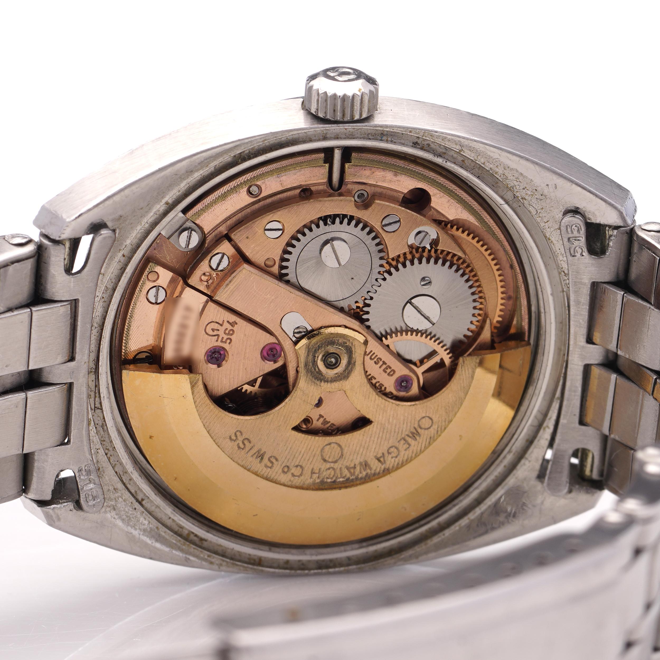 Omega Constellation Chronometer Automatik-Uhr aus Edelstahl Vintage im Angebot 4