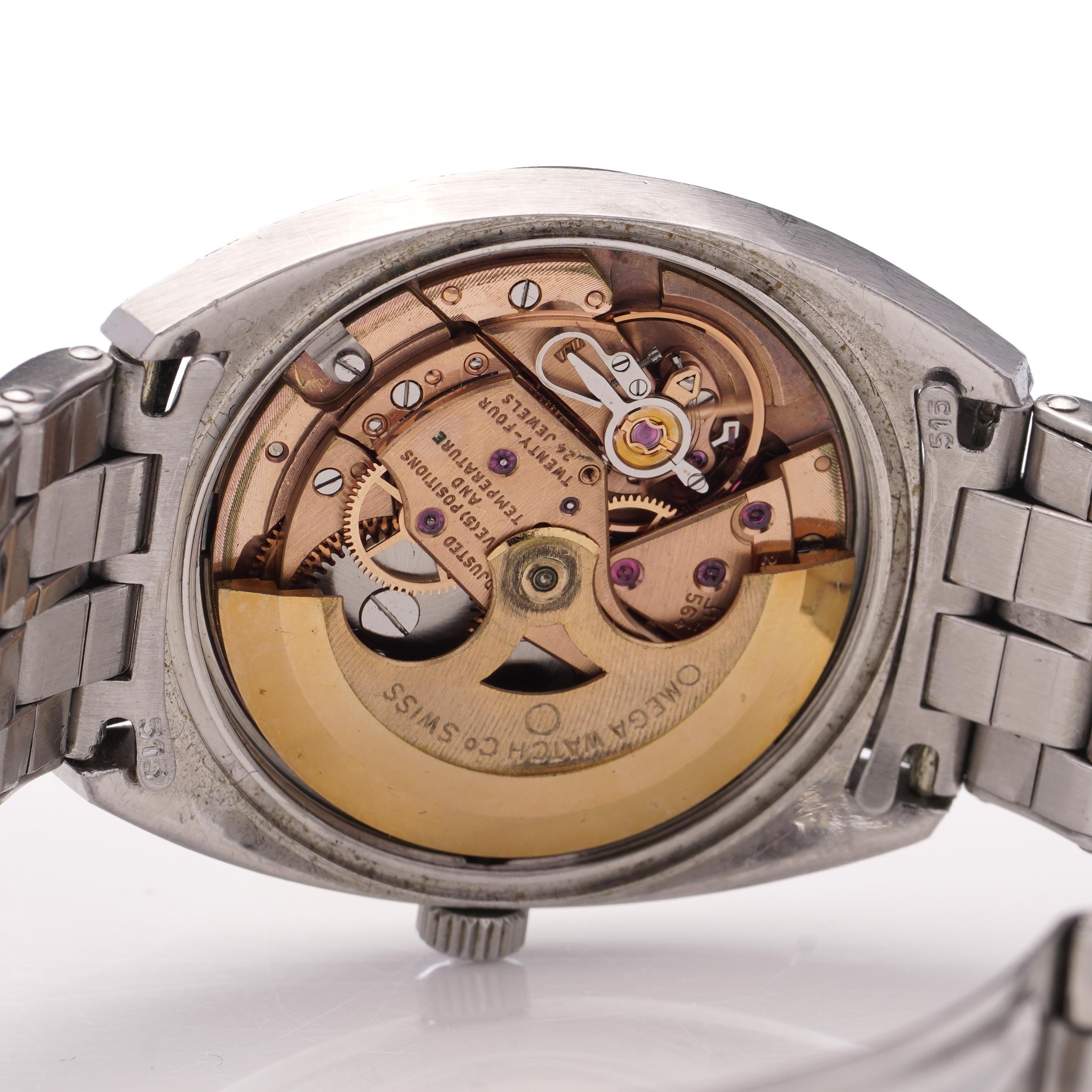 Omega Constellation Chronometer Automatik-Uhr aus Edelstahl Vintage im Angebot 5