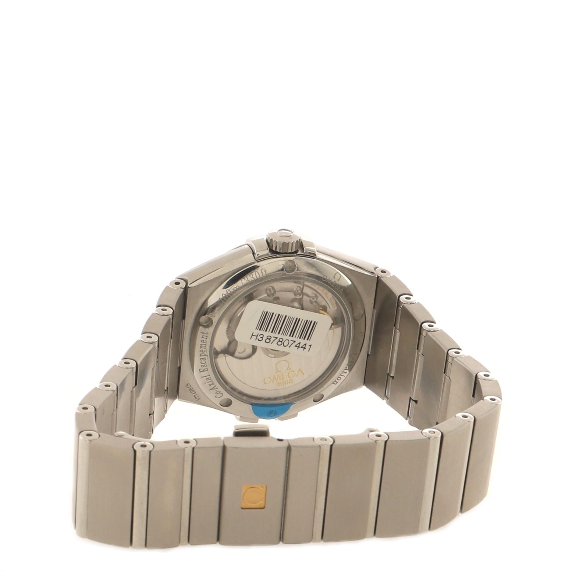 Women's Omega Constellation Chronometer Co-Axial Automatic Watch Stainless Steel 35