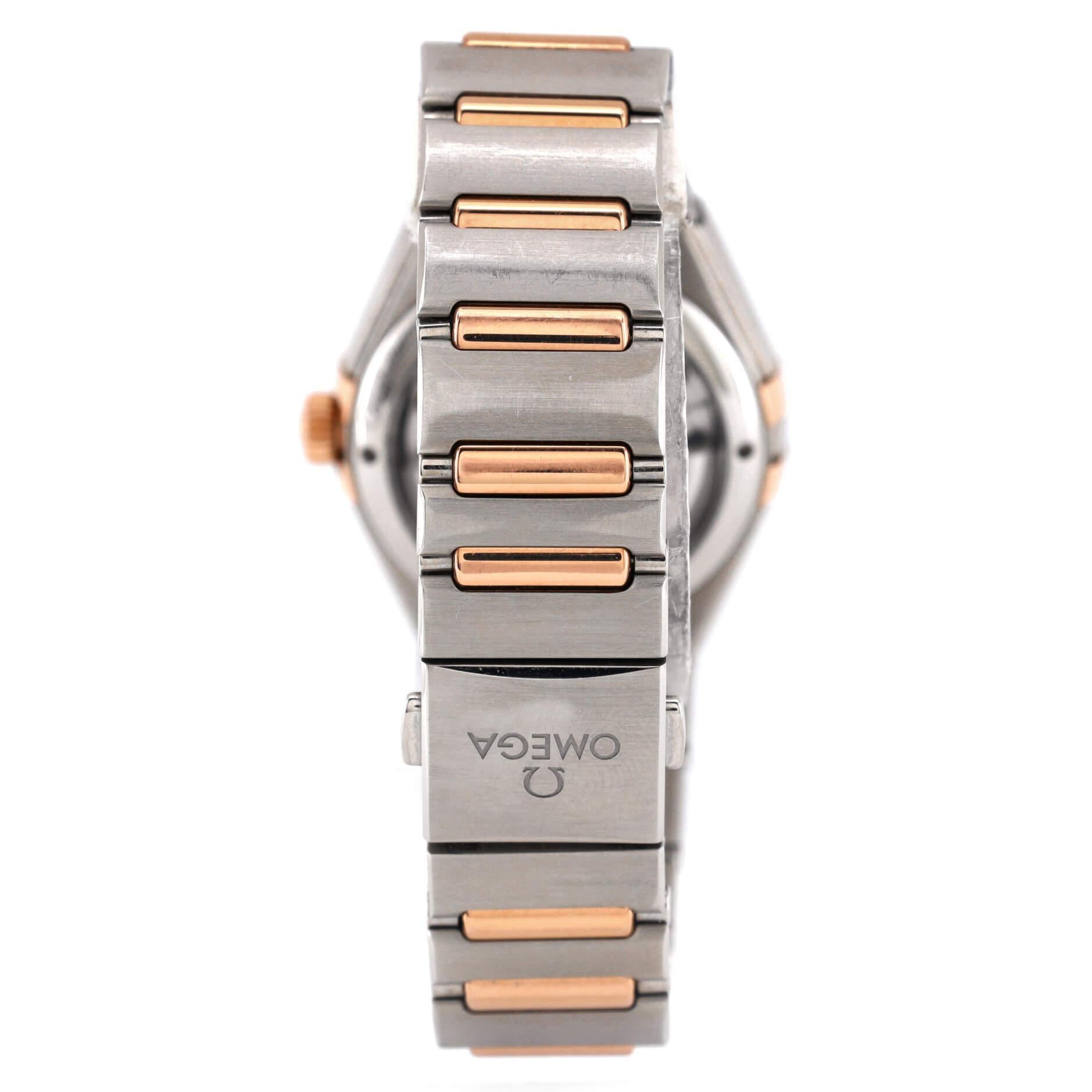 omega constellation brown dial