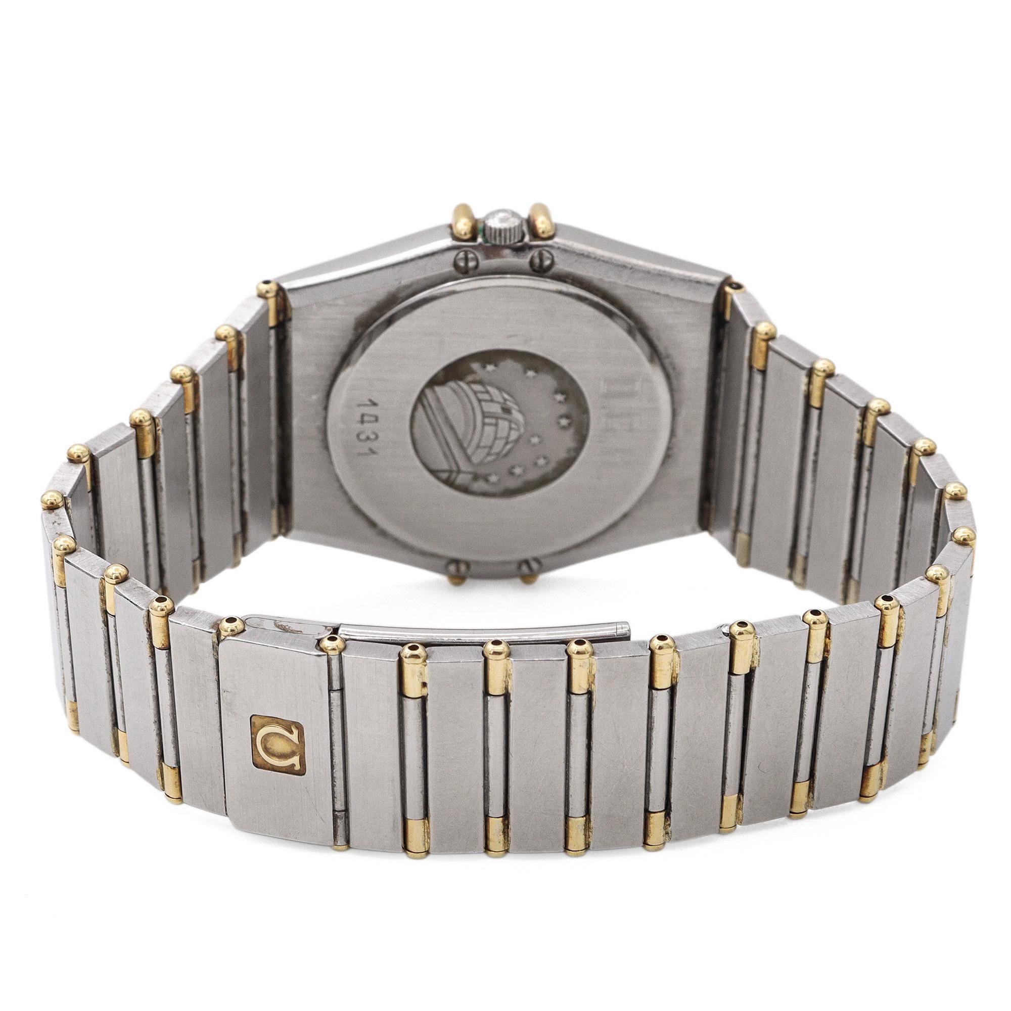 Omega Constellation Chronometer Two Tone Men's Watch For Sale 2