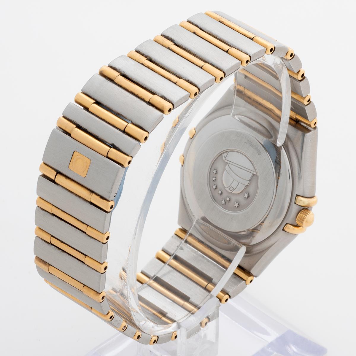 Women's or Men's Omega Constellation Chronometer Wristwatch. 18K Yellow Gold, Year 2006