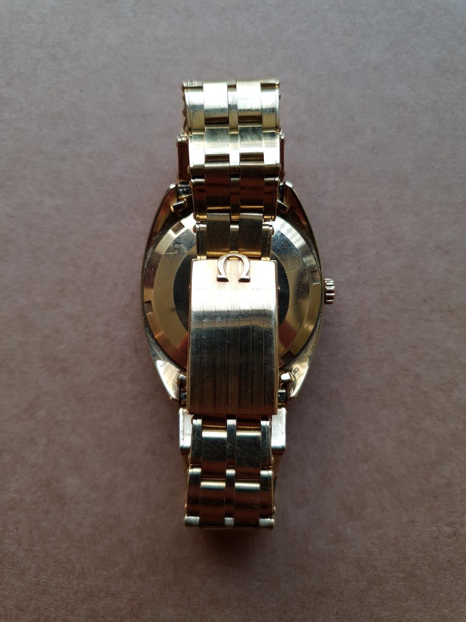 Omega Constellation, um 1978, 18 Karat Gold Herren