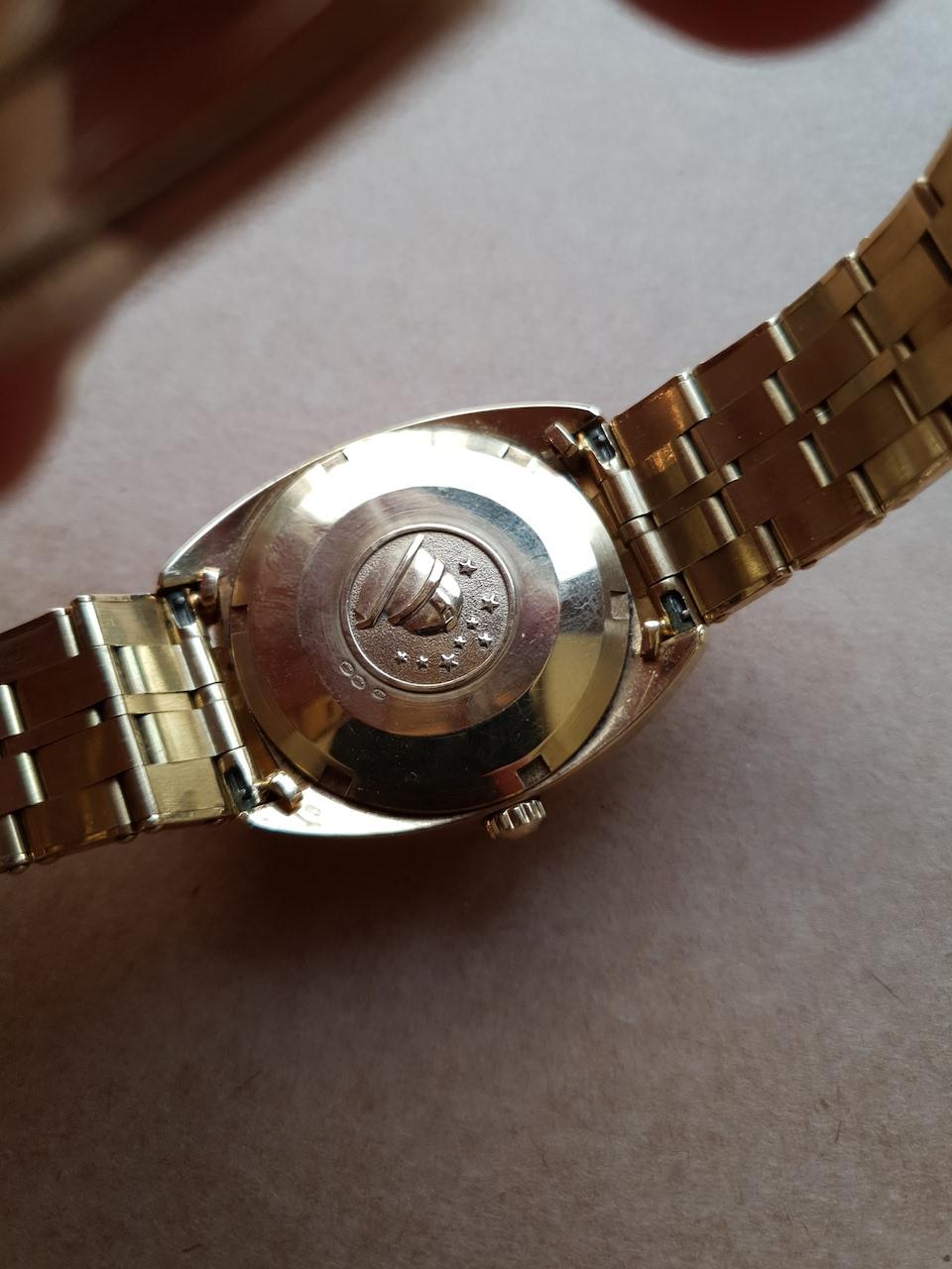 Omega Constellation, um 1978, 18 Karat Gold 1