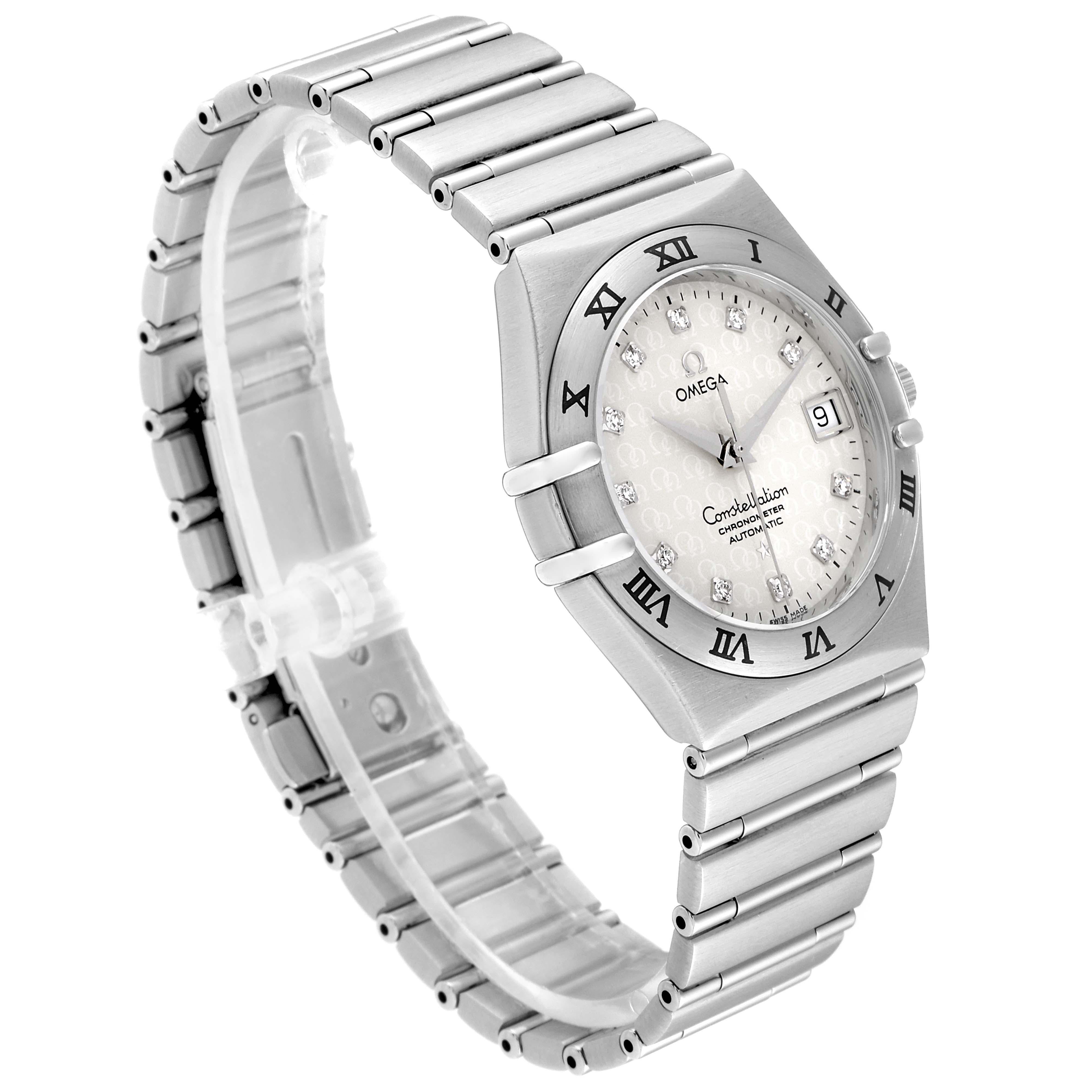 Omega Constellation Classic Steel Diamond Men s Watch 1504.35.00