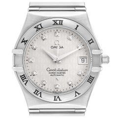 Omega Constellation Classic Steel Diamond Men's Watch 1504.35.00