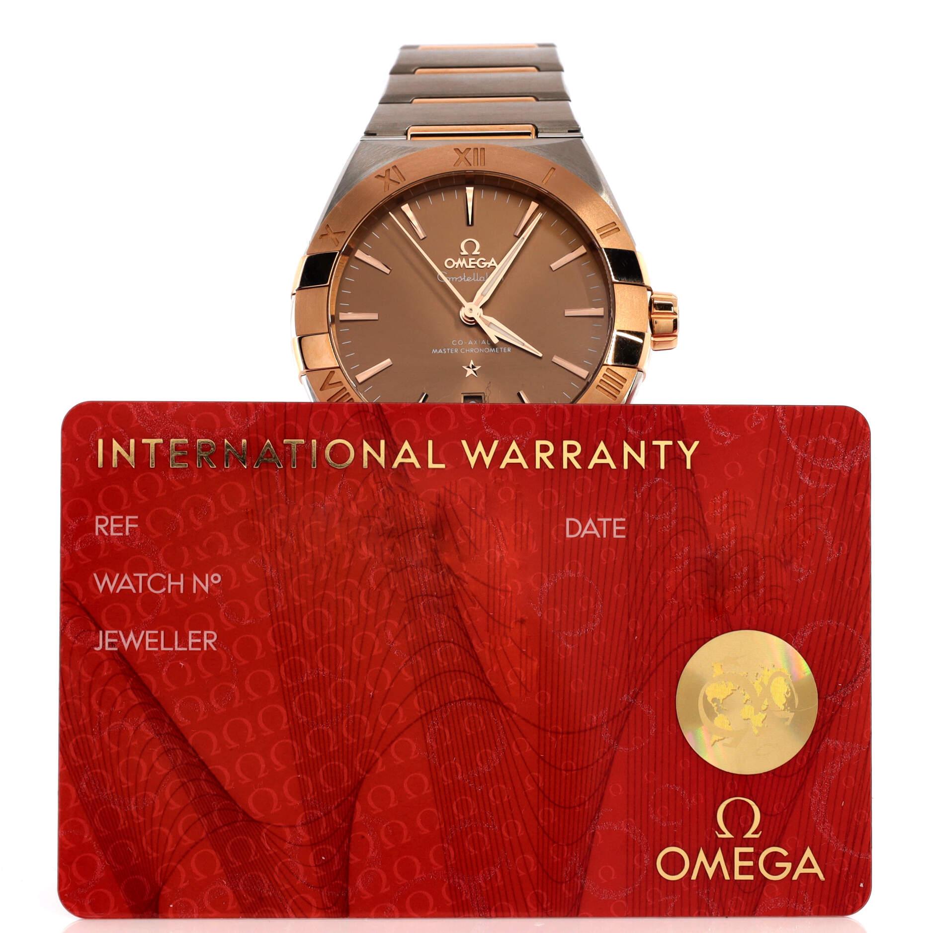 Condition: Excellent. Minor wear throughout case and bracelet.
Accessories: Warranty Card - Undated
Measurements: Case Size/Width: 39mm, Watch Height: 13mm, Band Width: 24mm, Wrist circumference: 6.25