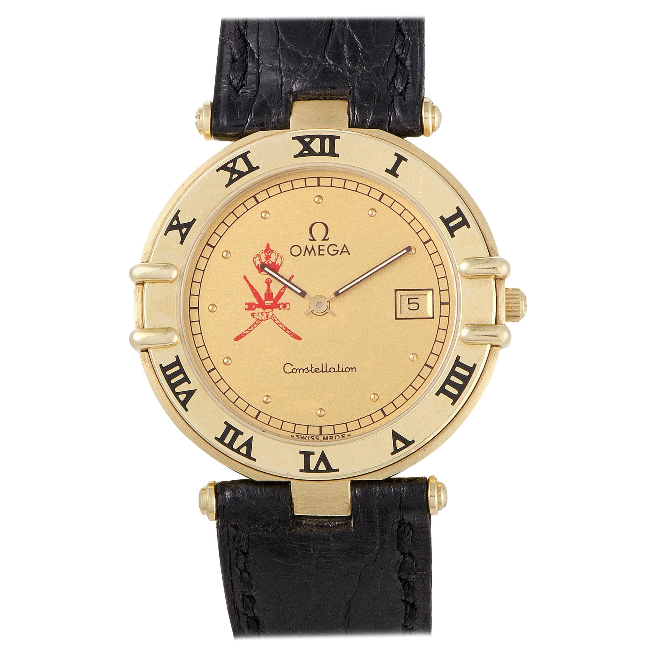 Omega Gold Constellation with Date circa 1961 at 1stDibs