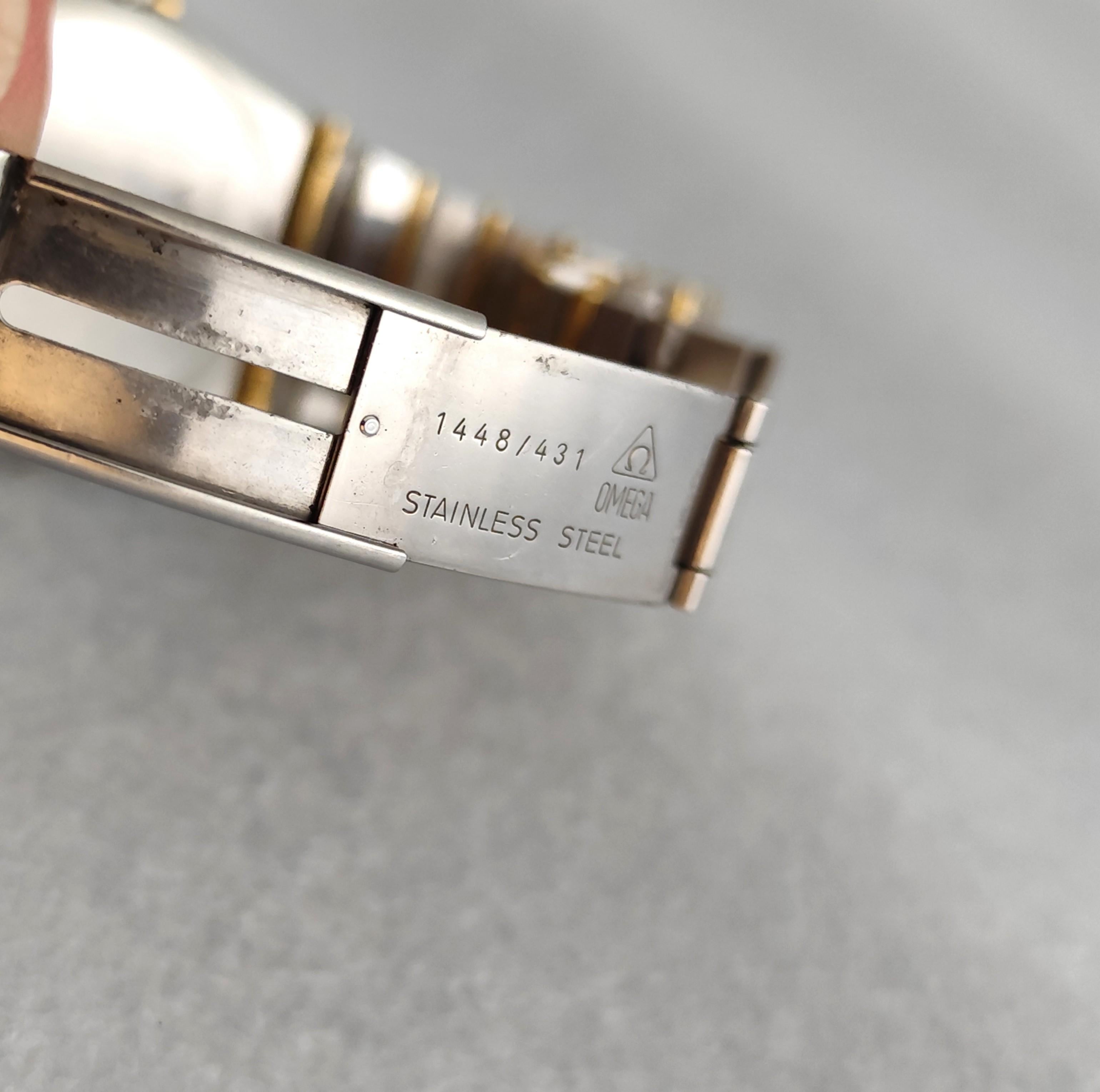 Omega Constellation Day-Date 3961070 Steel 18kGold Full Bar Watch For Sale 9