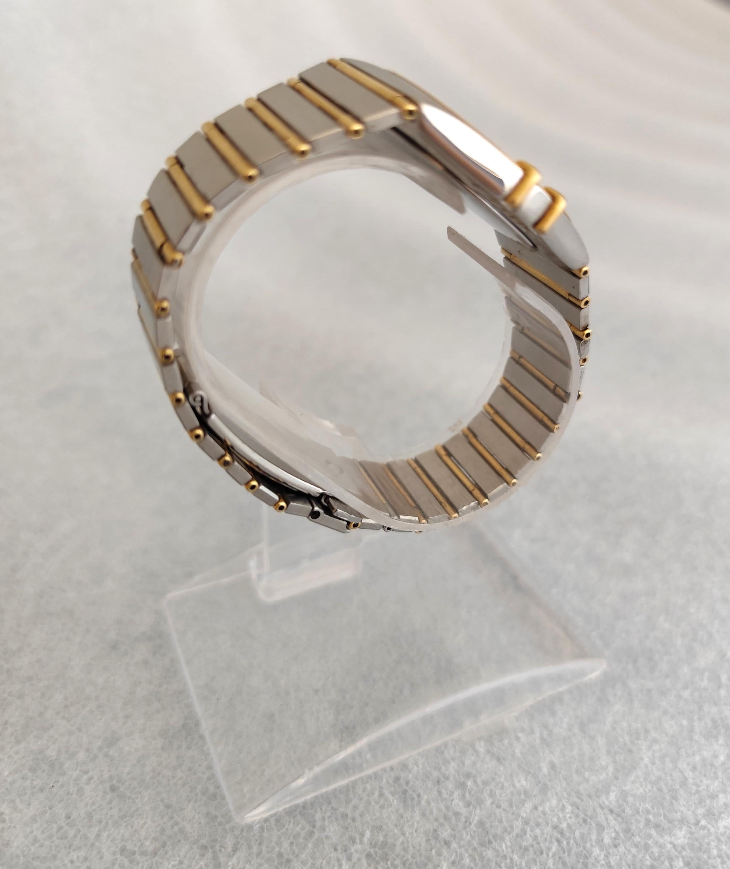 Omega Constellation Day-Date 3961070 Steel 18kGold Full Bar Watch For Sale 2