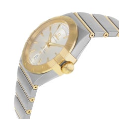 Omega Constellation Day Date Steel 18K Gold Watch 123.20.38.22.02.002 Unworn Box